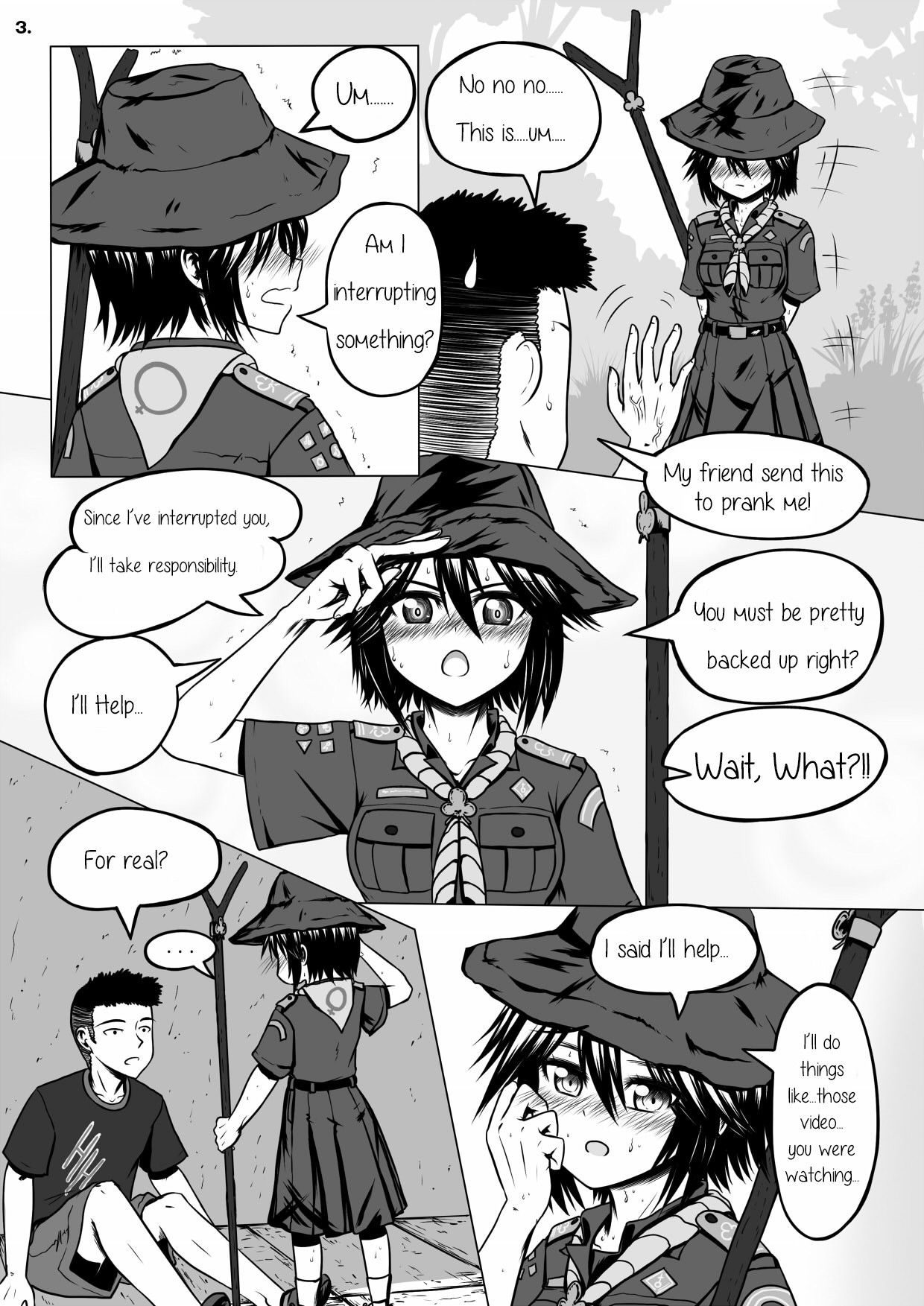 [Maximize Darkness] Girlscout secret activity [English] [Kuroitofu]