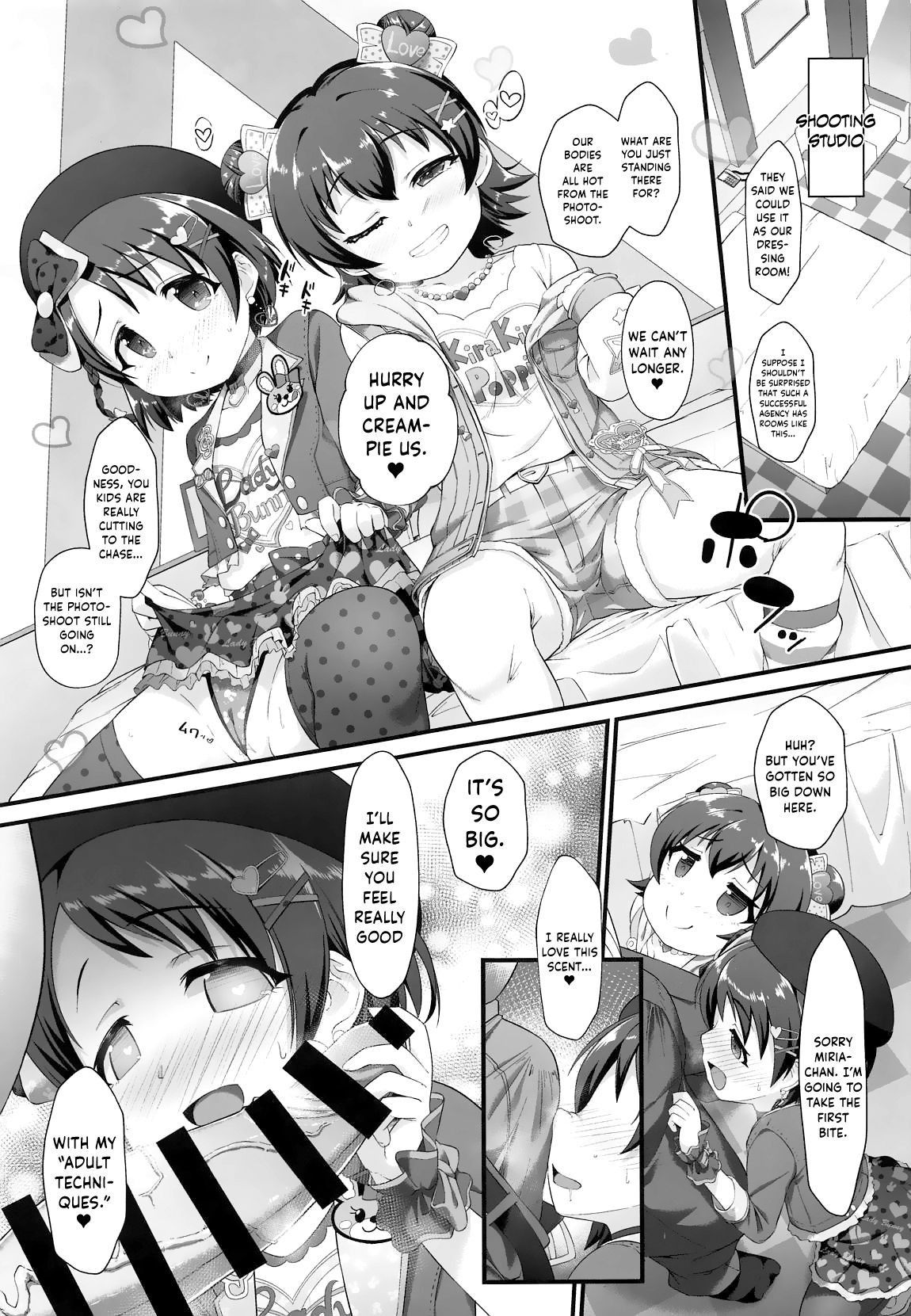 (C96) [CHARAN PORAN (Nekono Matatabi)] Chie to Miria wa Mesugaki Tenshi (THE IDOLM@STER CINDERELLA GIRLS) [English] {Hennojin}