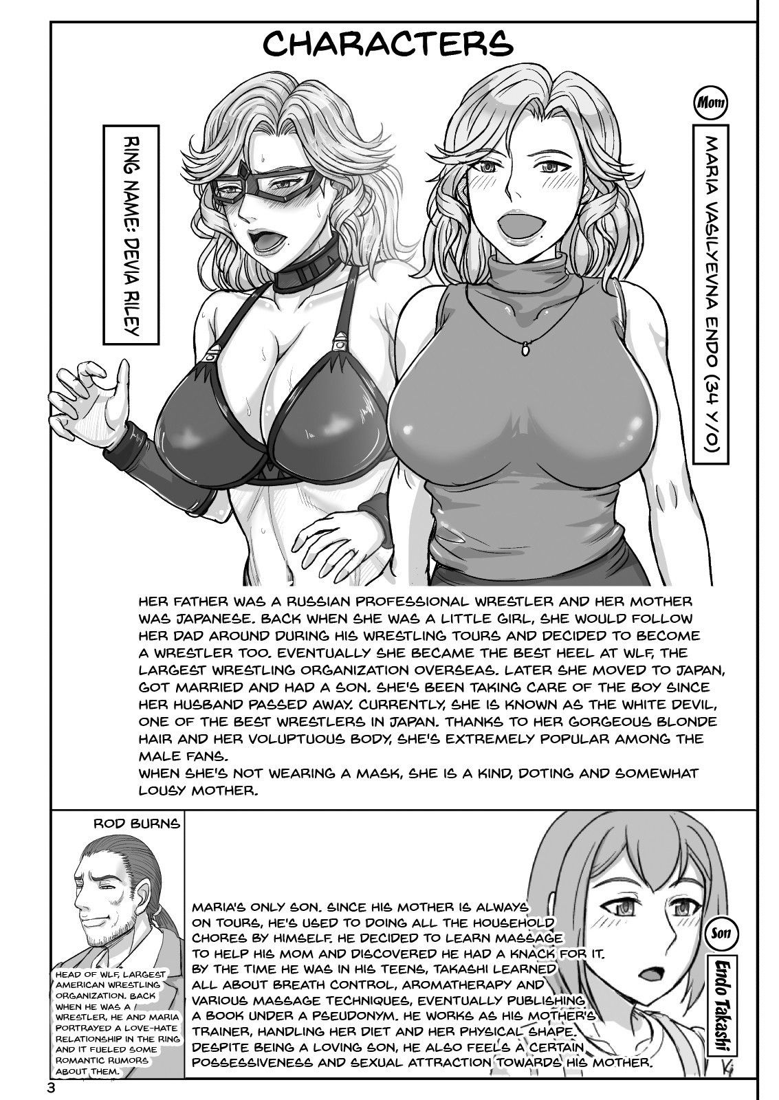 [Gouon (SWA)] Mama wa Russian Half no Akuyaku Wrestler 2 - H Mizugi de Dokidoki Hen | Mama Is a Half Russian Half Akuyaku Wrestler 2 [English] {Doujins.com} [Digital]