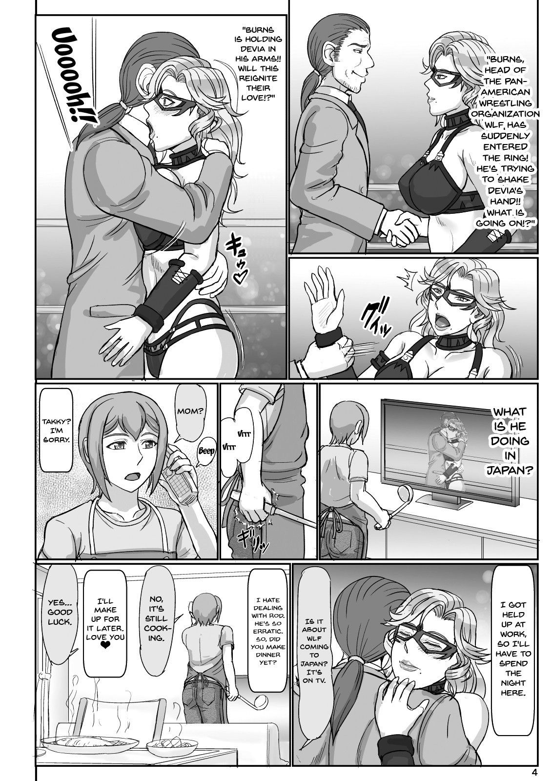 [Gouon (SWA)] Mama wa Russian Half no Akuyaku Wrestler 2 - H Mizugi de Dokidoki Hen | Mama Is a Half Russian Half Akuyaku Wrestler 2 [English] {Doujins.com} [Digital]