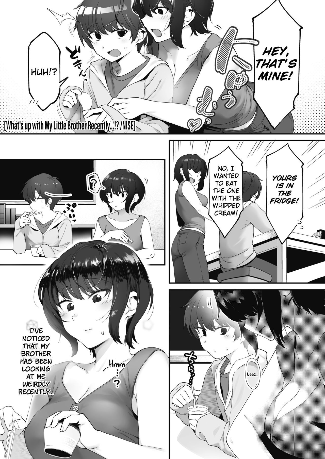 [Nise] Nanka Saikin Otouto ga!? | What's Up With My Little Brother Recently...!? (COMIC HOTMILK 2019-12) [English] [Anotsu Sagami] [Digital]