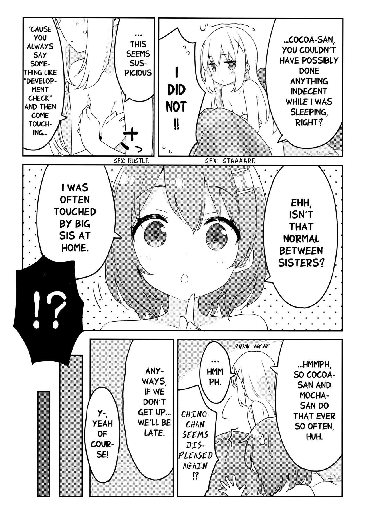 (COMIC1☆15) [Luminocity (Kani Biimu)] Luminocity 23 Gochuumon wa Soine desu. - I'd like to sleep next to you. (Gochuumon wa Usagi desu ka?) [English] [WindyFall Scanlations]