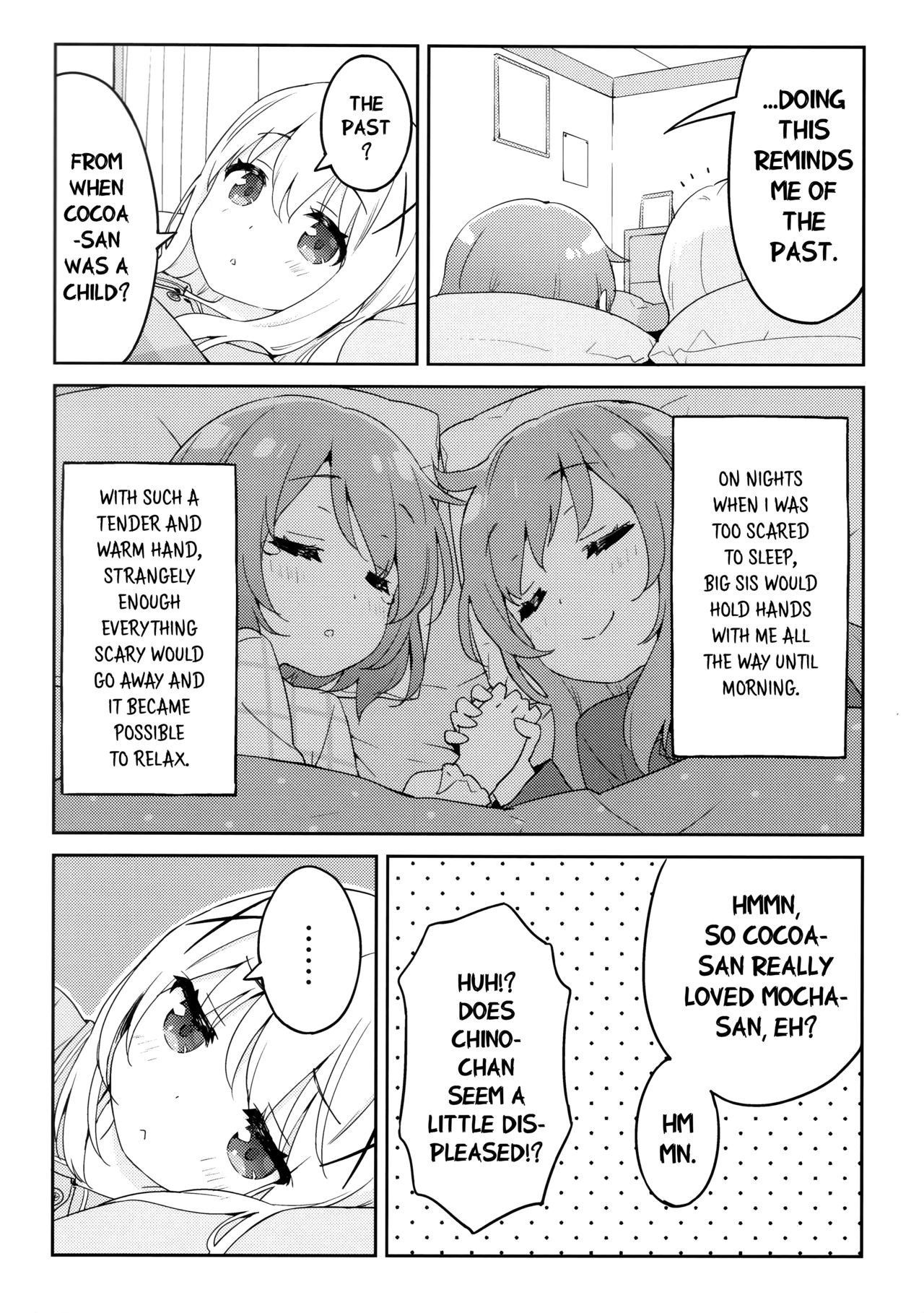 (COMIC1☆15) [Luminocity (Kani Biimu)] Luminocity 23 Gochuumon wa Soine desu. - I'd like to sleep next to you. (Gochuumon wa Usagi desu ka?) [English] [WindyFall Scanlations]