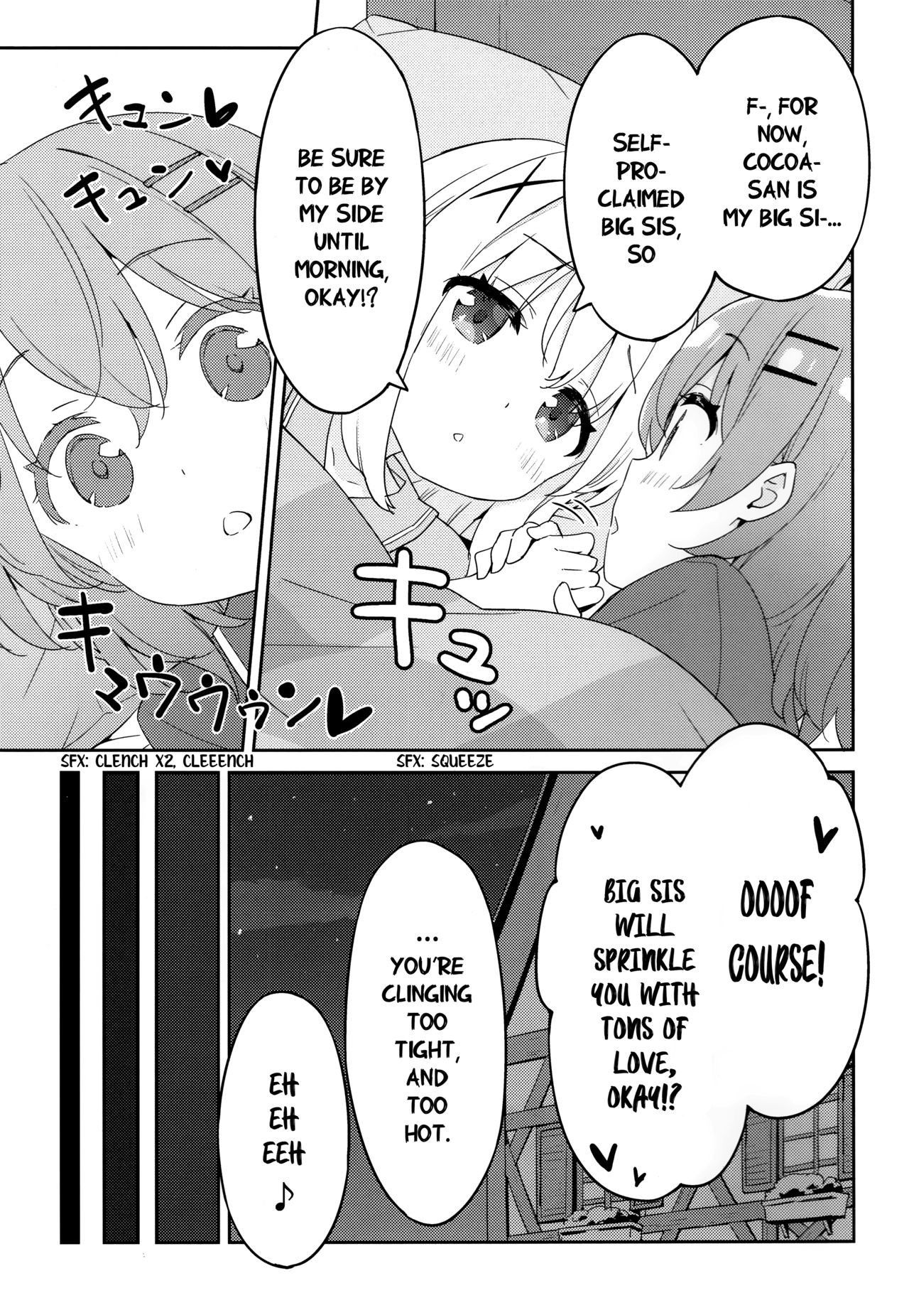 (COMIC1☆15) [Luminocity (Kani Biimu)] Luminocity 23 Gochuumon wa Soine desu. - I'd like to sleep next to you. (Gochuumon wa Usagi desu ka?) [English] [WindyFall Scanlations]