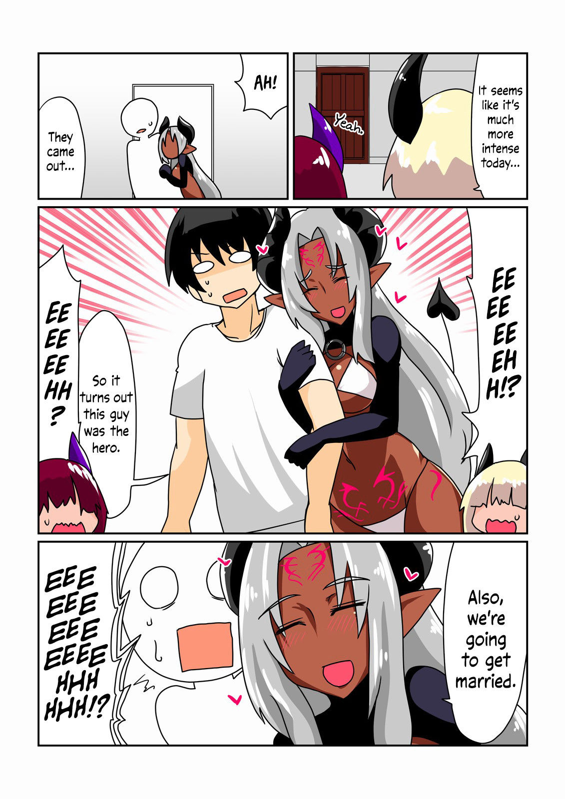 [Hroz] Kasshoku Akuma ni Tsukamatte. | Captured by a Brown Succubus [English] {Erelzen}