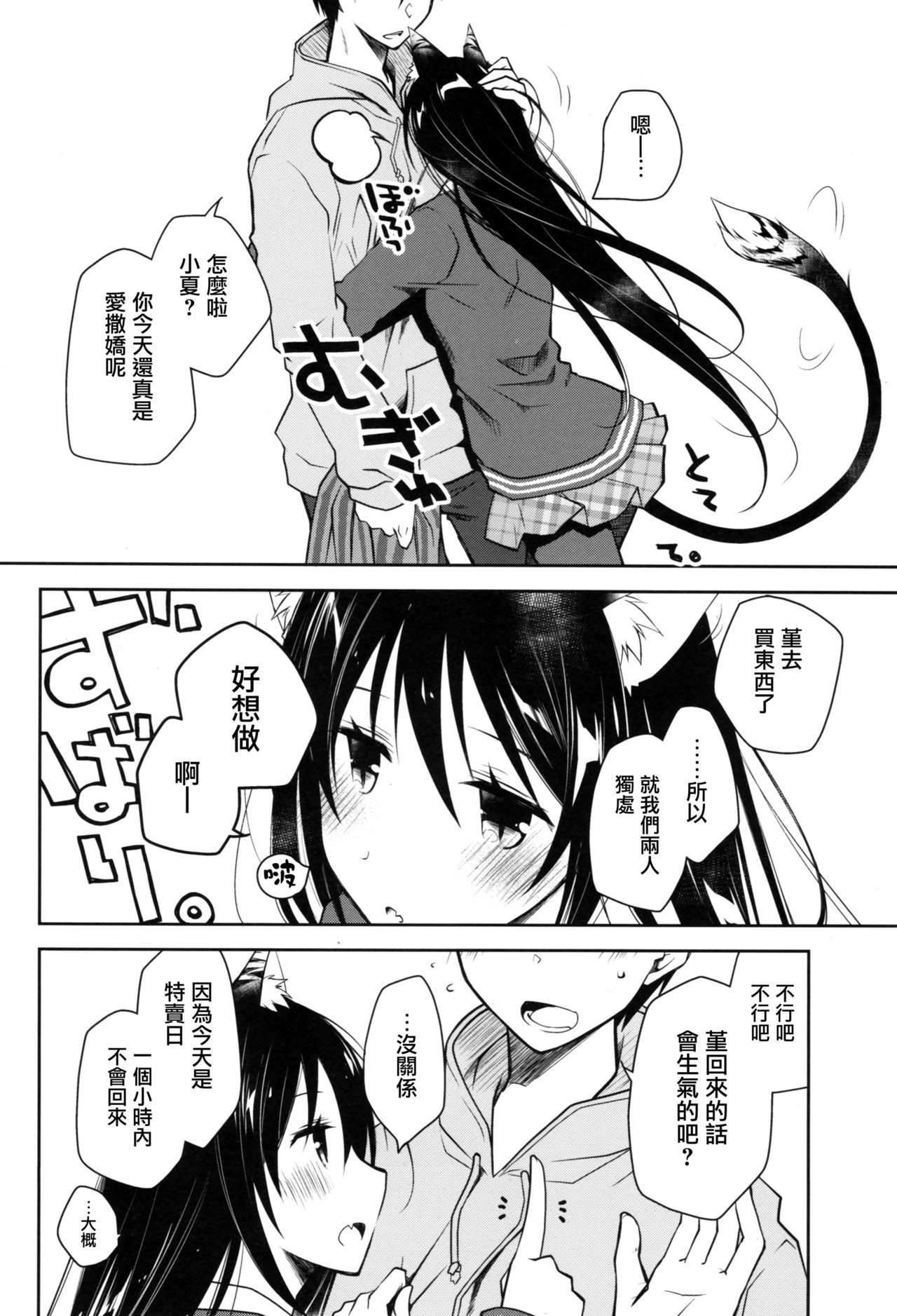 (COMIC1☆13) [Ponkotsu Works] Mimi to Shippo no Aru Kurashi [Chinese] [兔司姬漢化組]