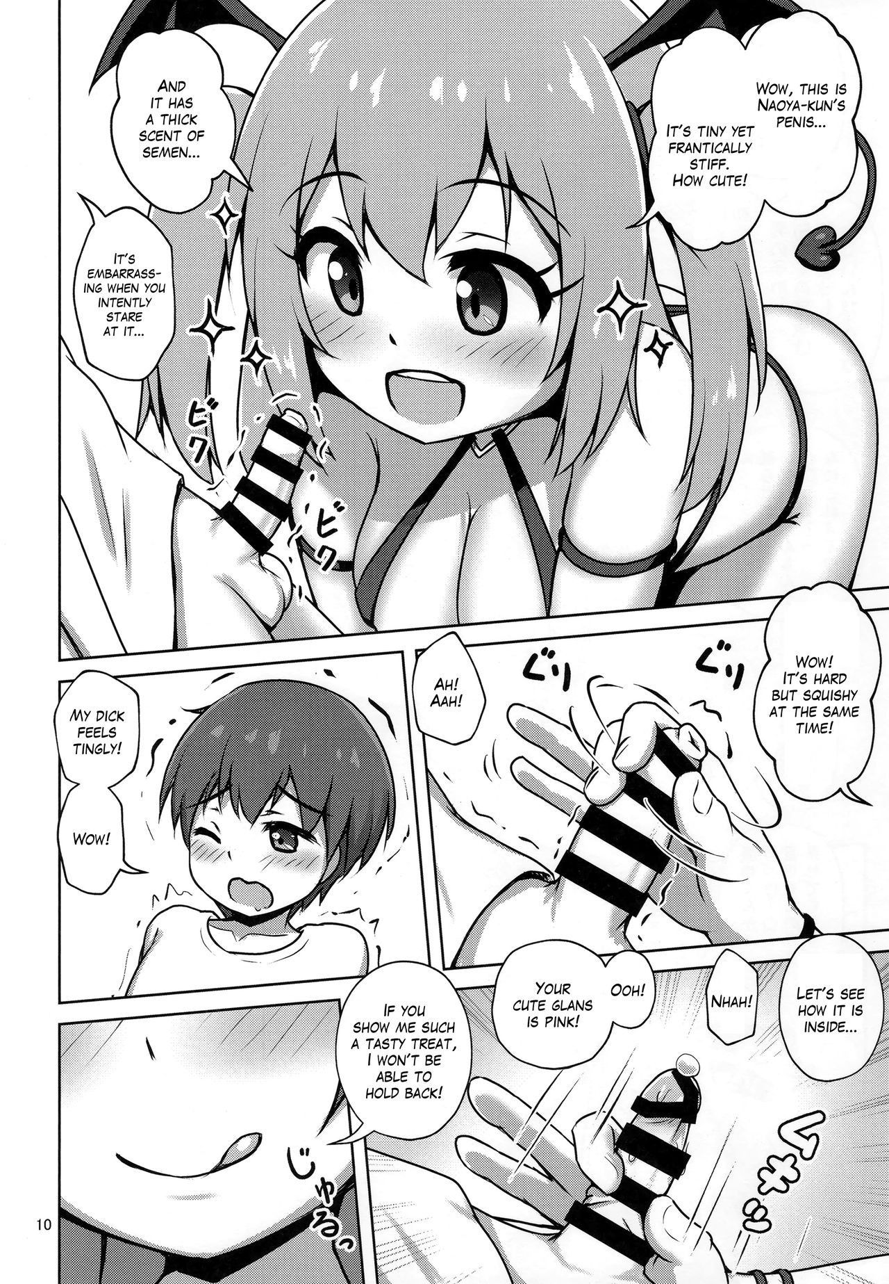 (C96) [Besshun-tei (Arisu Kazumi)] Hakoiri Succubus, Shota ni Deau. | The Sheltered Succubus Meets A Little Boy. [English] [SakuraCircle]