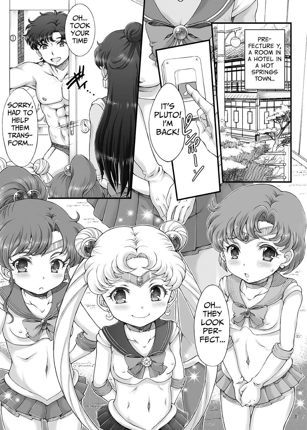 [Oboro & Tempo Gensui Do (Tempo Gensui)] Bishoujo Senshi JS-ka Keikaku Sailor Delivery Health Half Age (Bishoujo Senshi Sailor Moon) [English] [Mongolfier] [Digital]