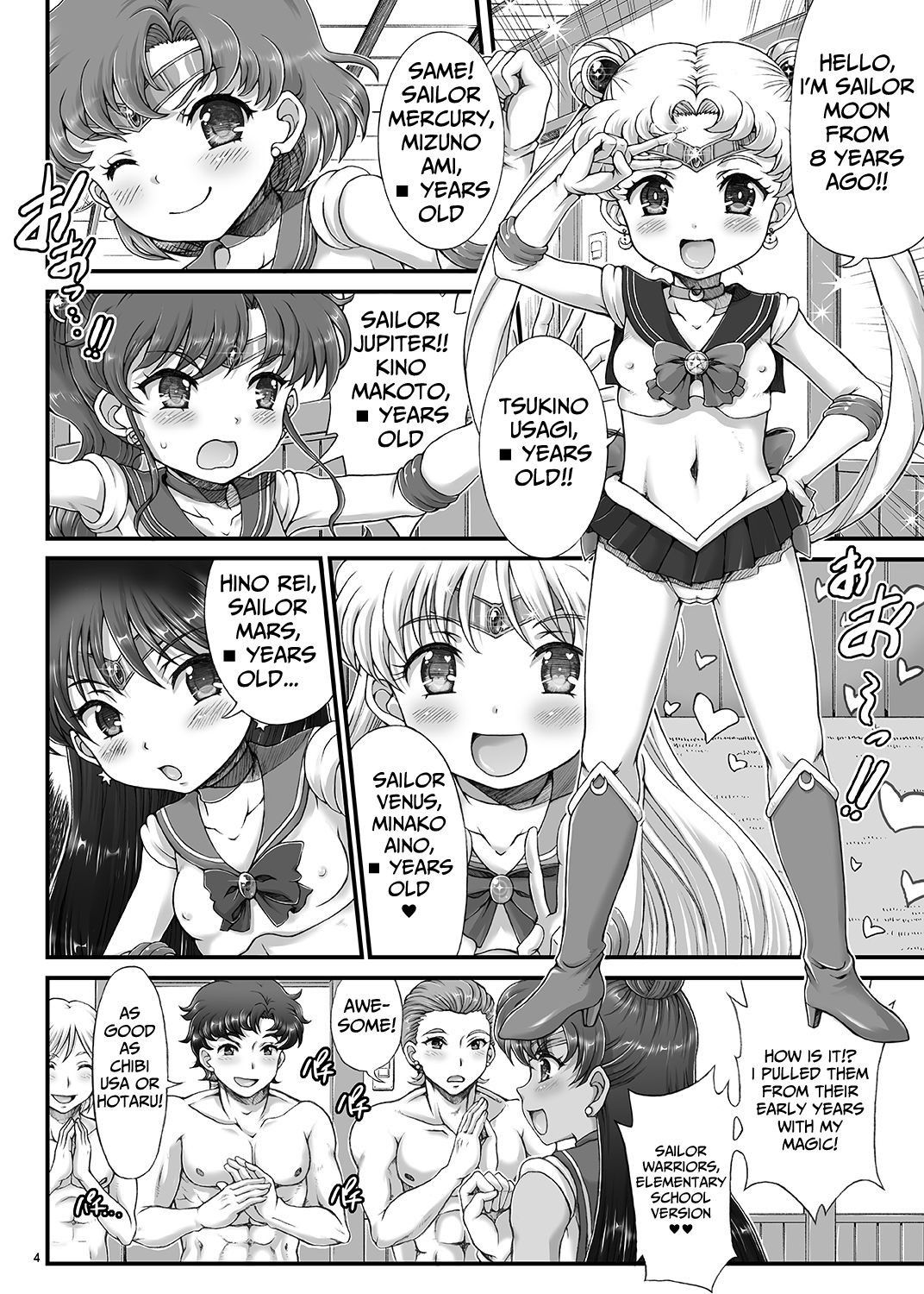 [Oboro & Tempo Gensui Do (Tempo Gensui)] Bishoujo Senshi JS-ka Keikaku Sailor Delivery Health Half Age (Bishoujo Senshi Sailor Moon) [English] [Mongolfier] [Digital]