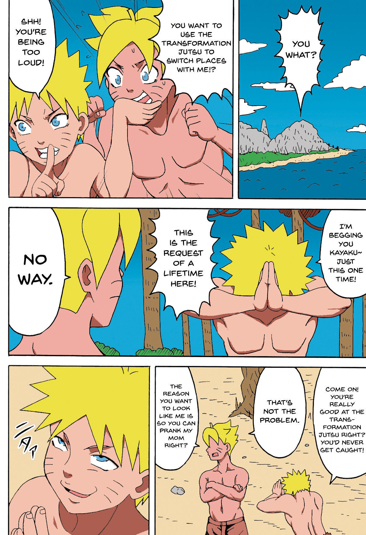 (C94) [Naruho-dou (Naruhodo)] Jungle GT (Boruto) [English] {Doujins.com} [Colorized]