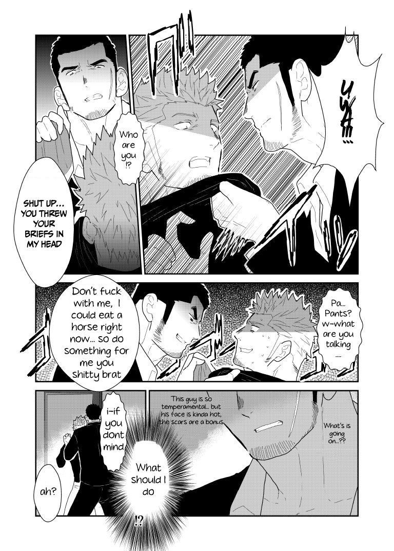 [Sorairo Panda (Yamome)] Moshimo Yakuza no Atama no Ue ni Otoko no Pants ga Ochite Kitara | What if Men’s Underwear Falls Down on a Yakuza’s Head [English]