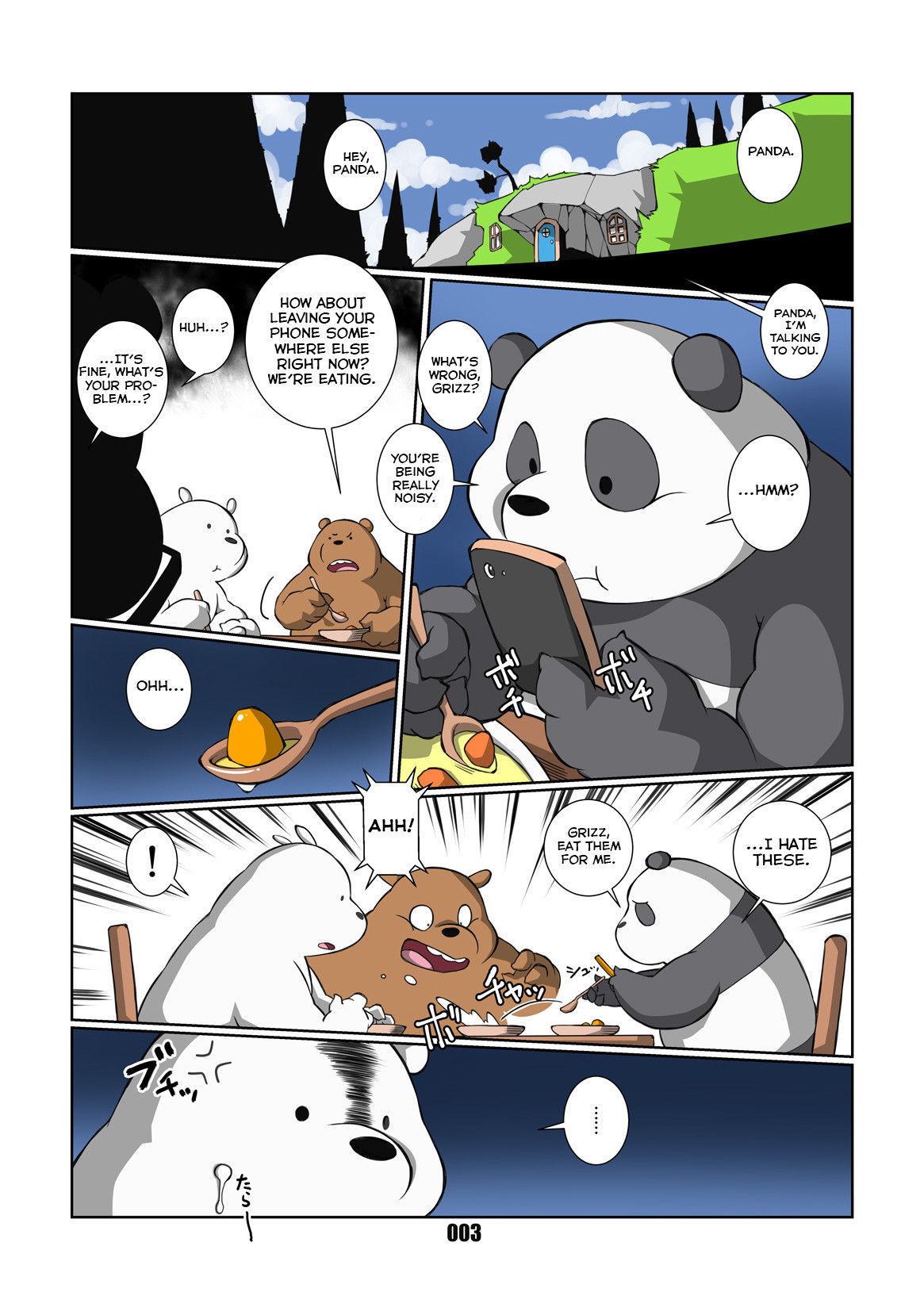 [Chibineco Honpo (Chibineco Master)] Bokura Nakayoshi 3-Kyodai! (We Bare Bears) [English] [Yuuta's Blog] [Digital]