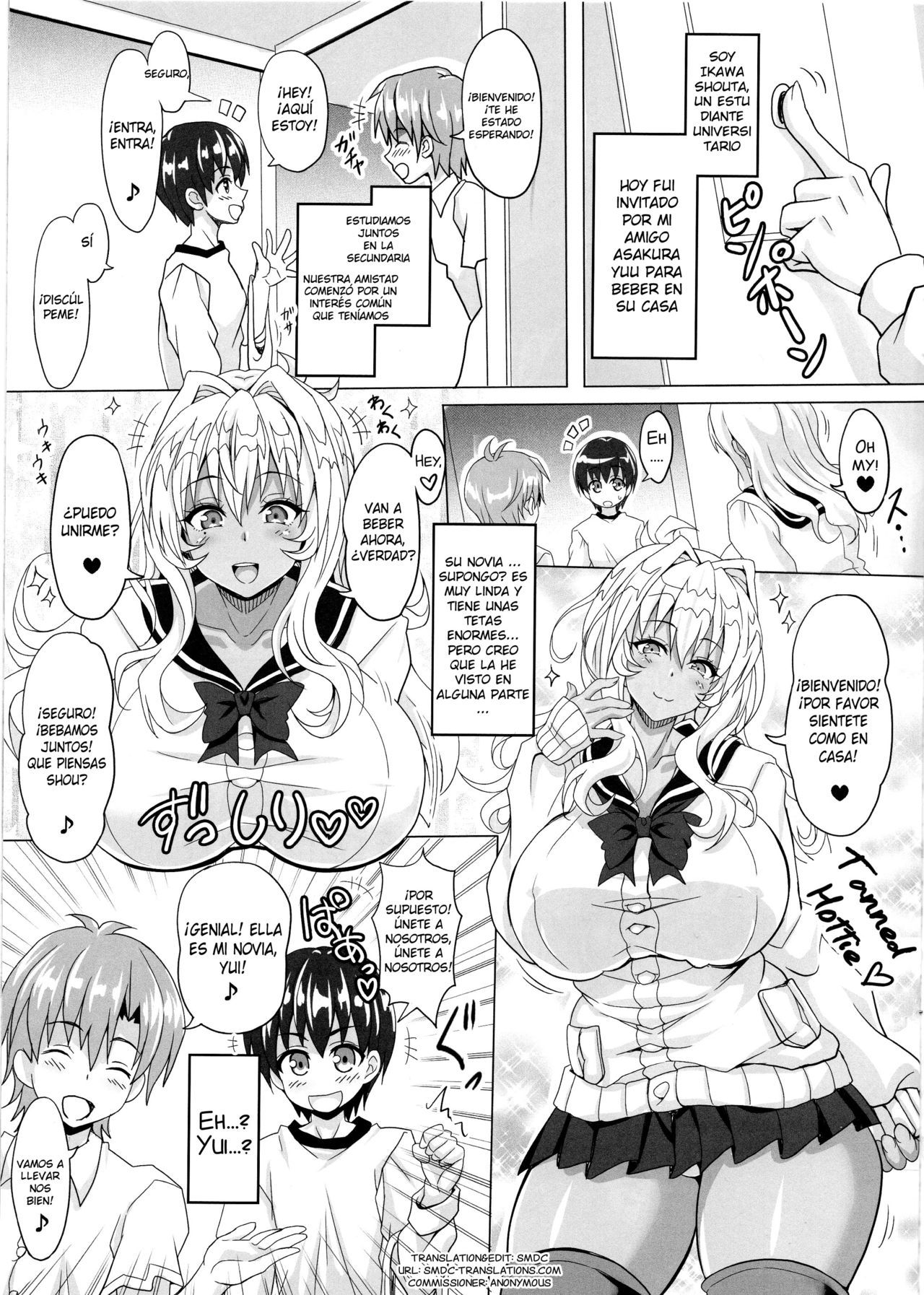 (C91) [INSERT (KEN)] Bokutachi no Bakunyuu Ona-maid ~AV Joyuu & Hokeni~ [Spanish]