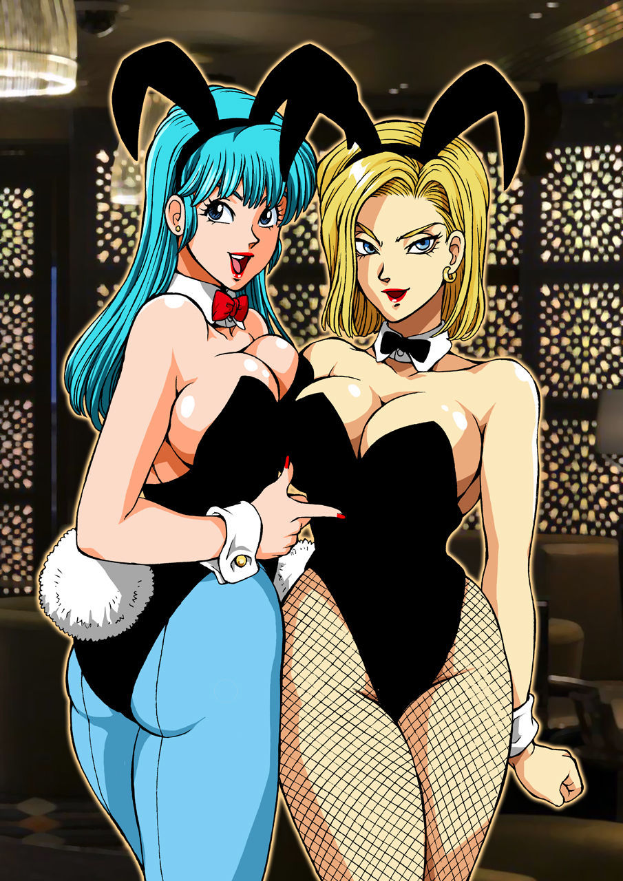 [Macaroni Ring (Liveis Watanabe)] 18 to Bulma no Bunnygirl ni Kanpai! (Dragon Ball Z)