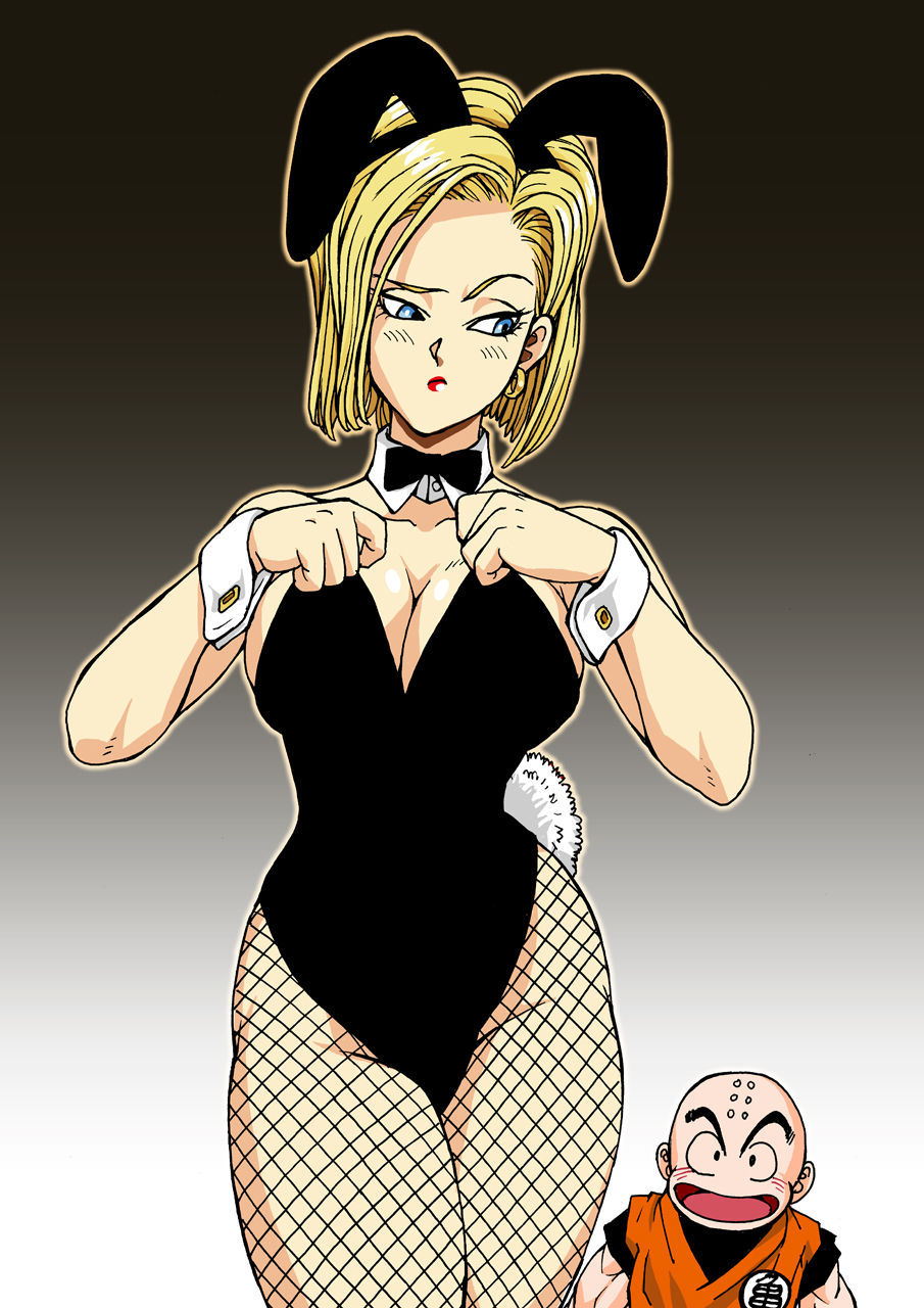 [Macaroni Ring (Liveis Watanabe)] 18 to Bulma no Bunnygirl ni Kanpai! (Dragon Ball Z)