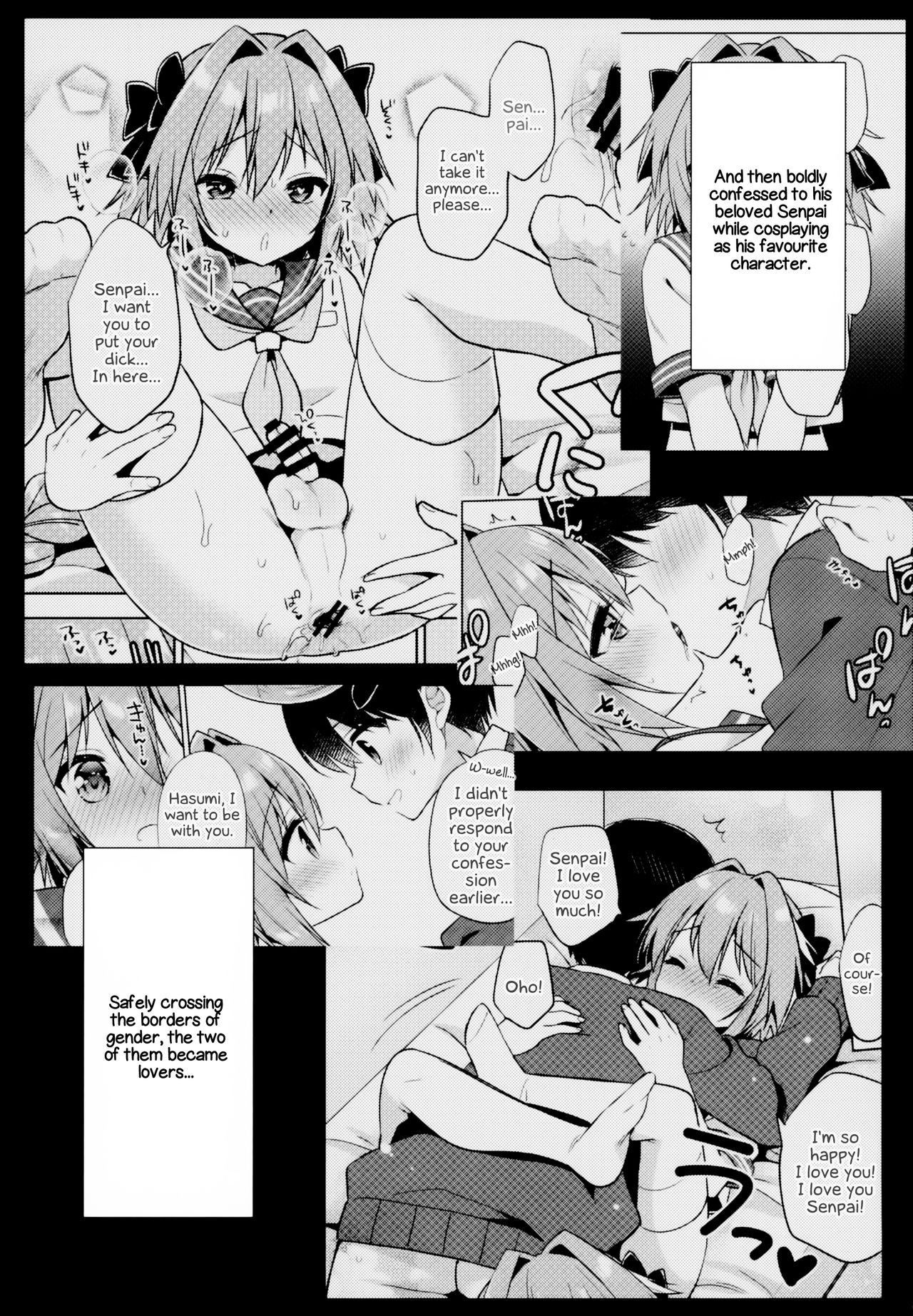 (C96) [R*kaffy (Aichi Shiho)] Astolfo Cos no Kouhai Uriko to Kaijou de Sex Shita Hanashi (Fate/Grand Order) [English] [EHCOVE]