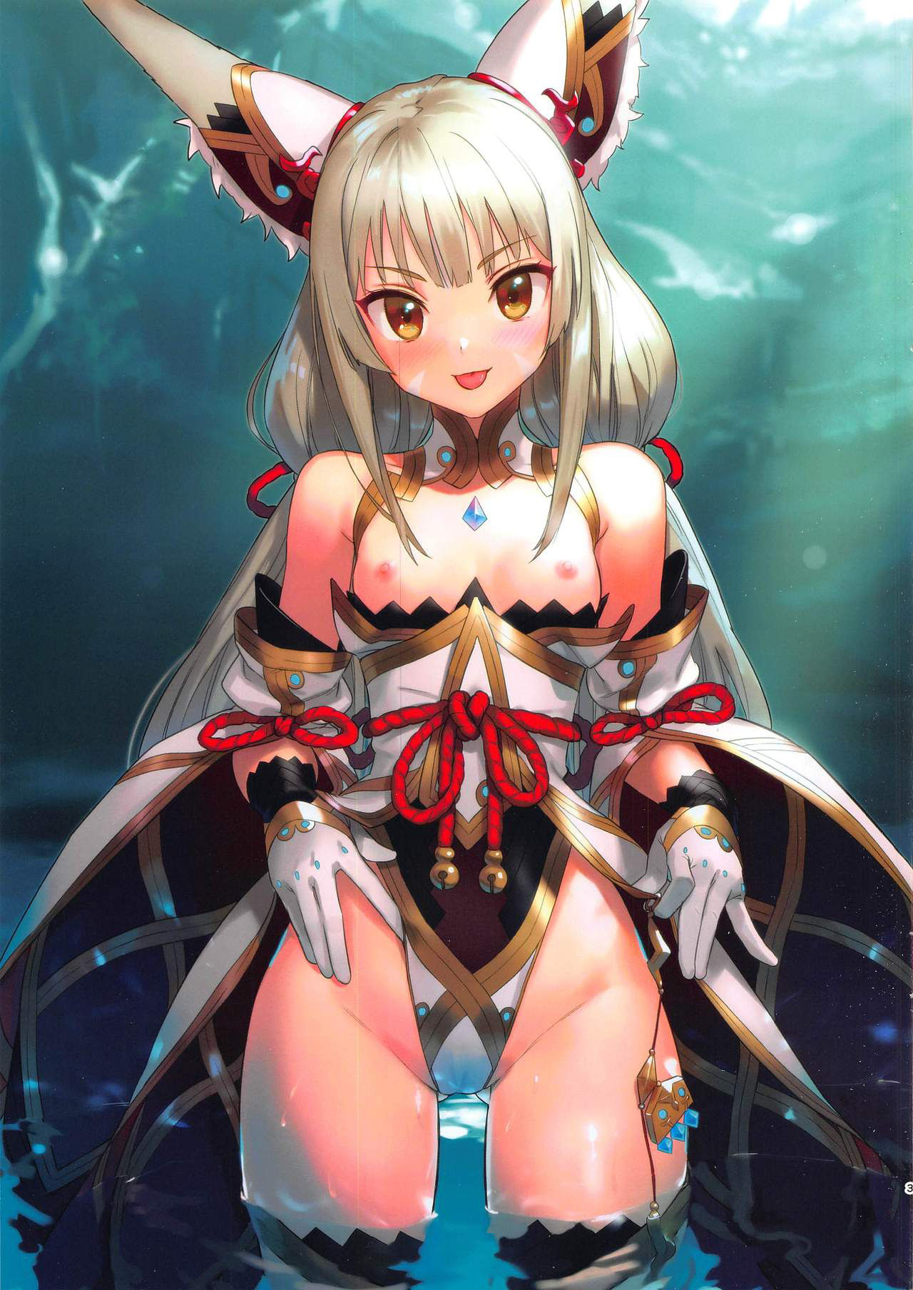 (C97) [Ajisaidenden (Kawakami Rokkaku, Takanashi Rei)] Nia no Oshiri de Iyasere Bon (Xenoblade Chronicles 2)