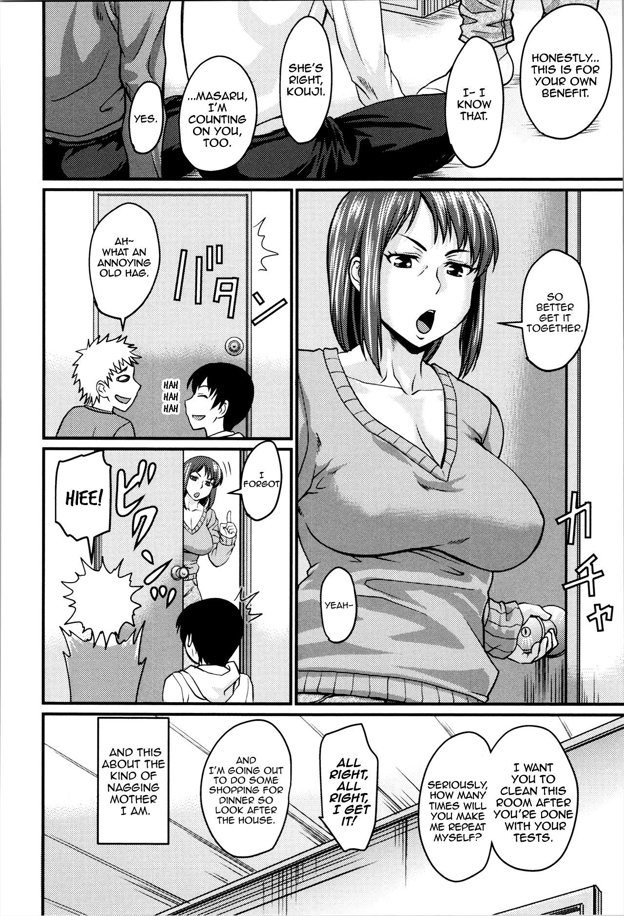 [Jirou] Okaa-san no Kakushigoto | Mom's Secret (Nikkanteki Kuro Stocking Seikatsu - Sensual Black Stockings Life) [English]