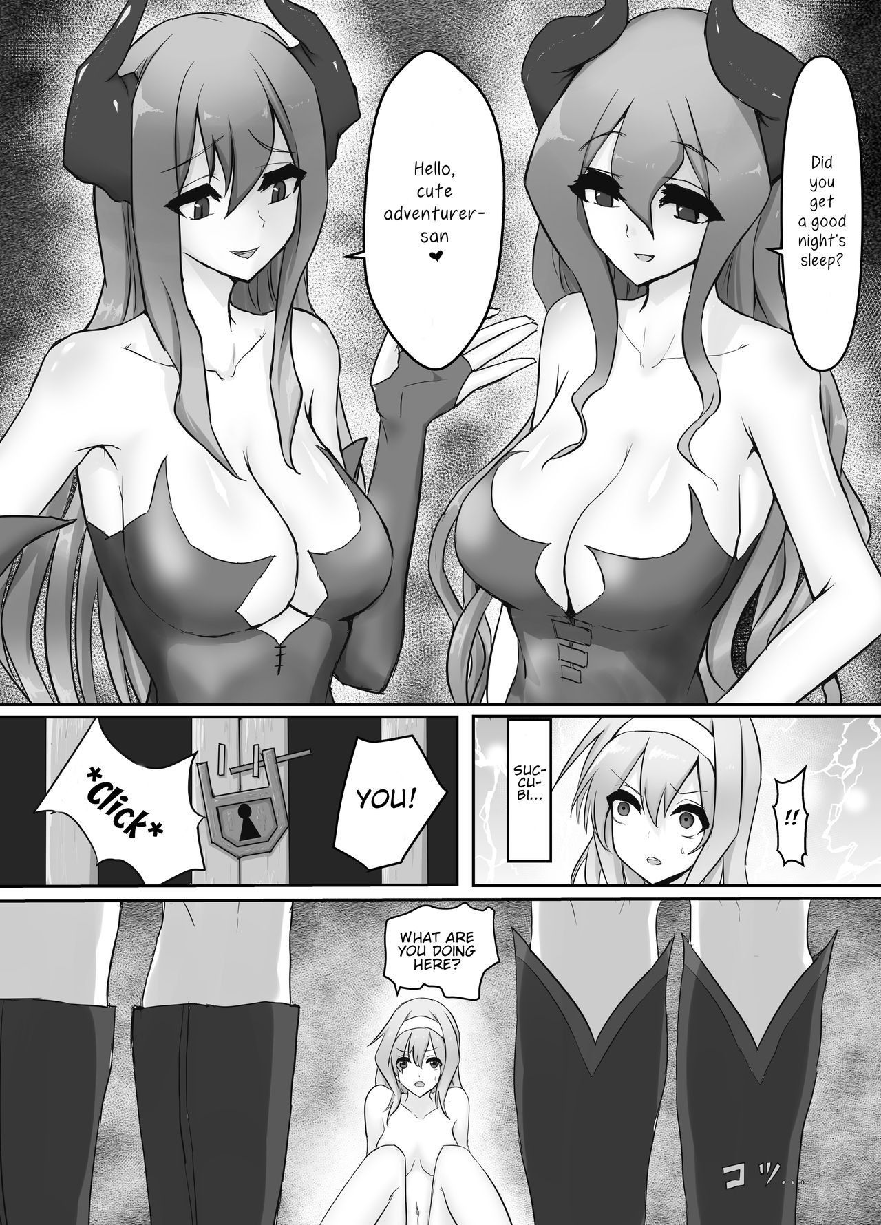 [Intondou (Stealth Moko)] Jingai Lez Rape ~Succubus Hen~ [English] {Ogodei-Khan}