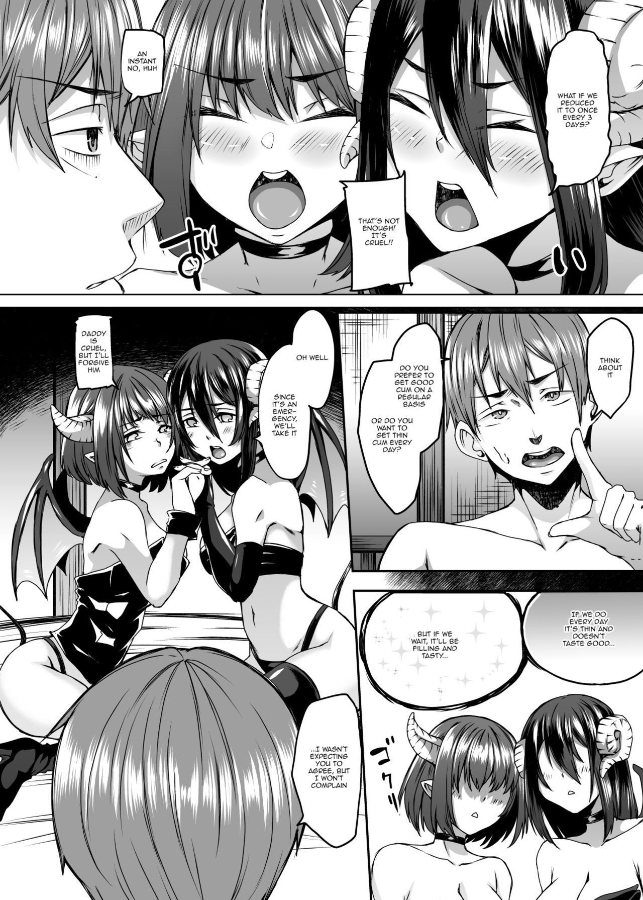 [Hakukoukai (Shiramizu Mizuchi)] Haitatsusaki ni wa Kuufuku no Succubus Zuma ga Ite. | At my Destination There was a Hungry Succubus Wife [English] {Doujins.com}