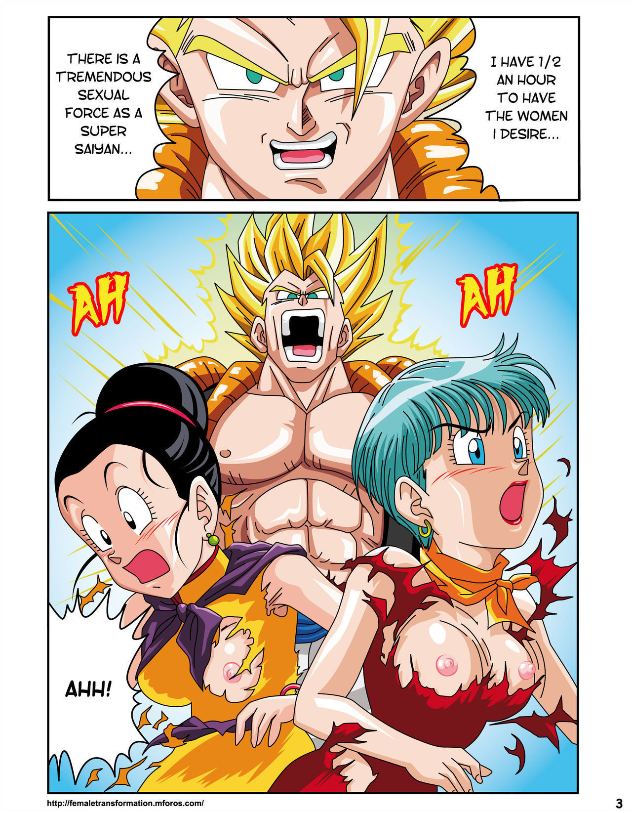 [Rehabilitation (Garland)] Dragon Ball H: Sex Sayan! [English] [Colorized]