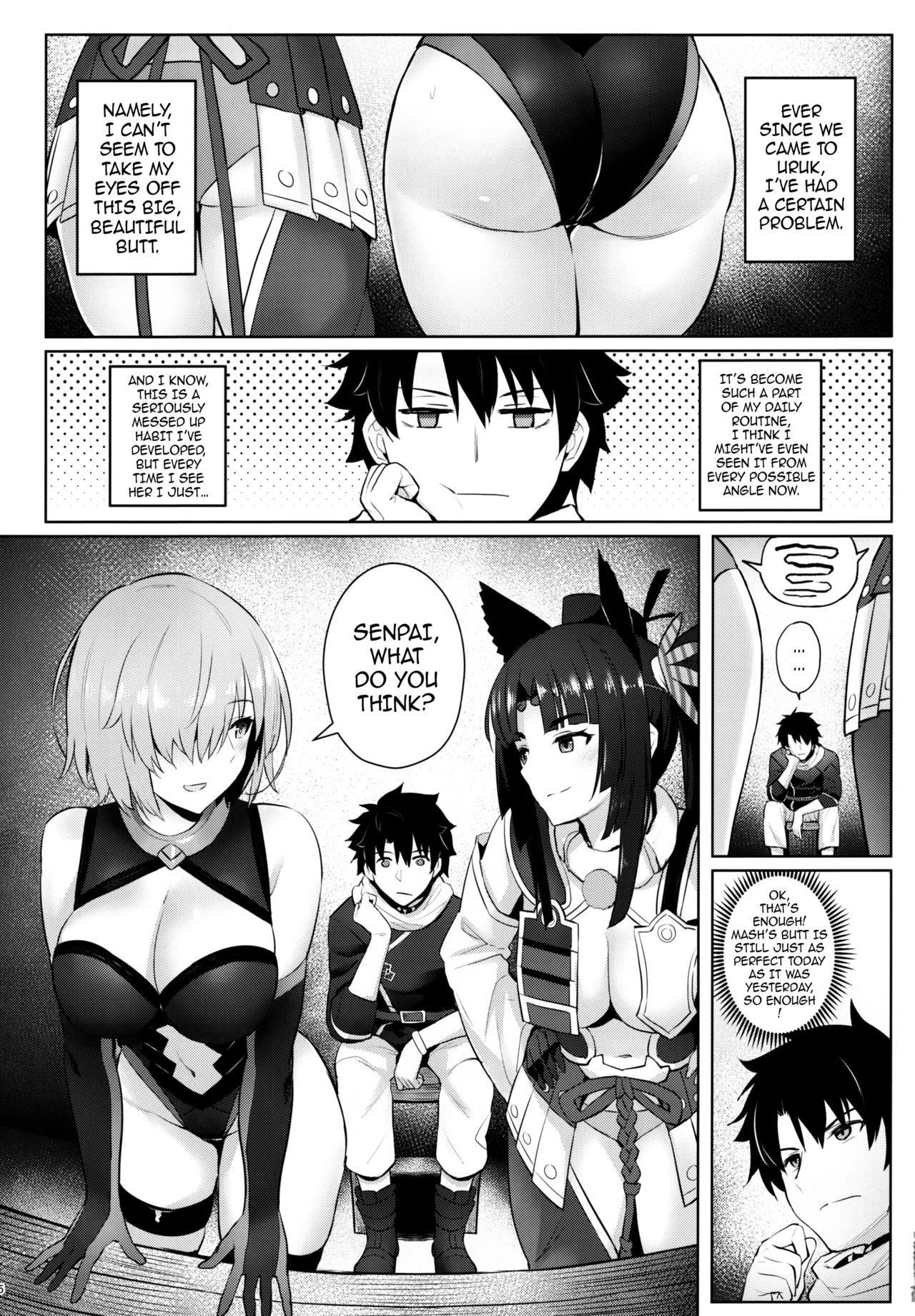 (C97) [COMEX (Zhen Lu)] Mash no Bishiri Inmu | Mash’s Big, Beautiful Butt Wet Dreams (Fate/Grand Order) [English] {darknight}