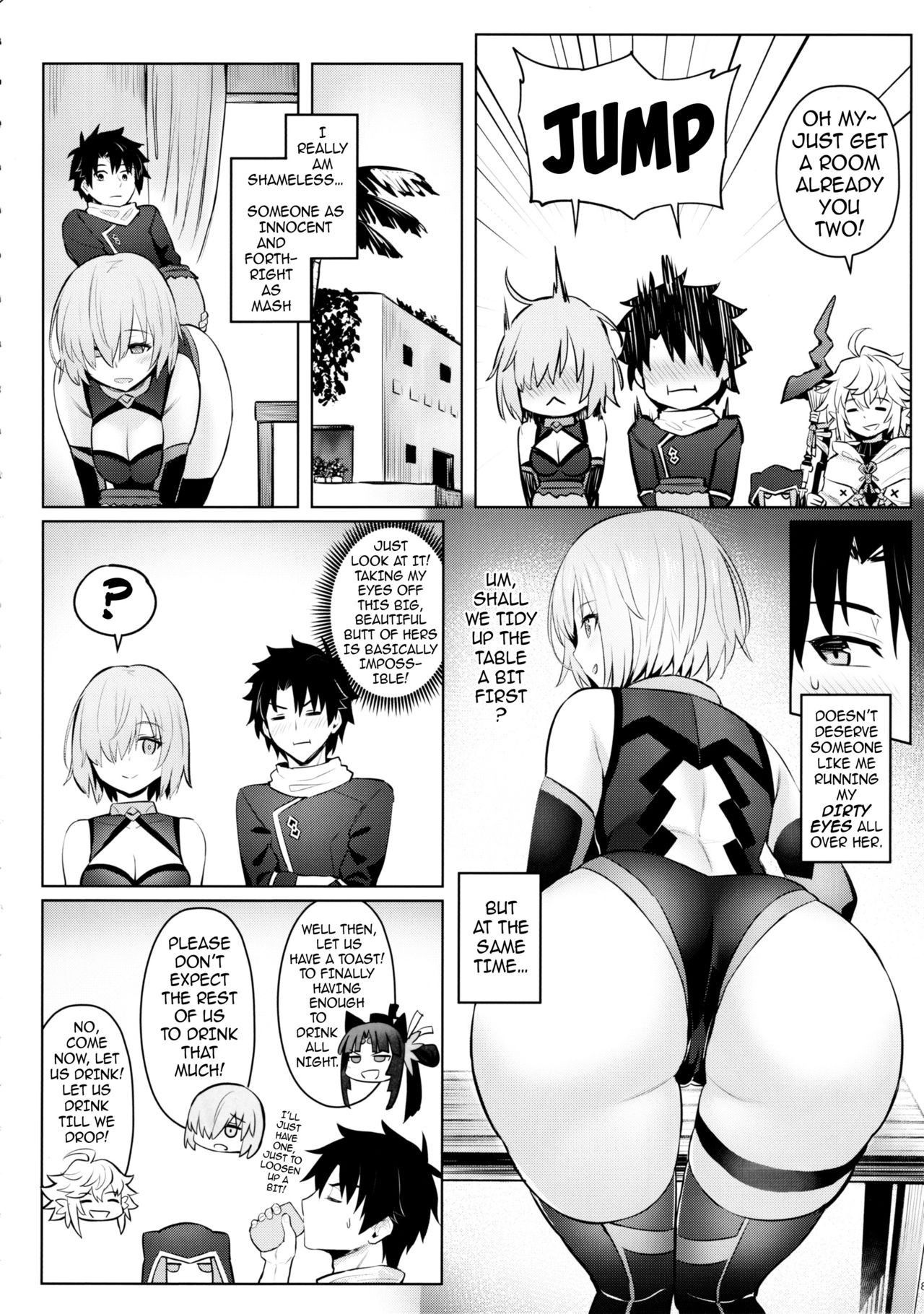 (C97) [COMEX (Zhen Lu)] Mash no Bishiri Inmu | Mash’s Big, Beautiful Butt Wet Dreams (Fate/Grand Order) [English] {darknight}