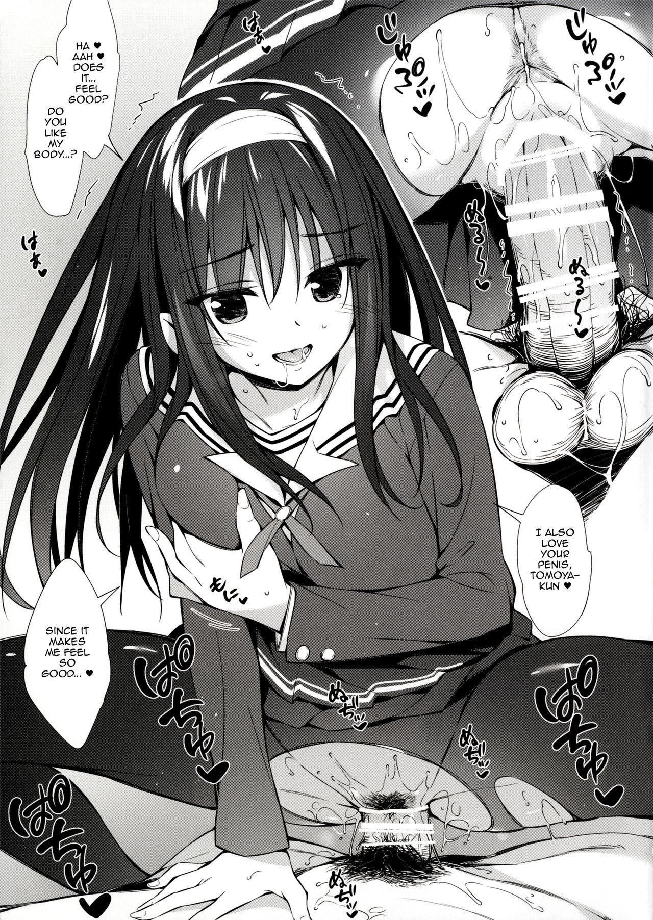 (COMIC1☆11) [P:P (Oryou)] Utaha Senpai To Love Ecchi | Lewd Love with Utaha Senpai (Saenai Heroine No Sodatekata) [English] [Comfy Pillow Scans]