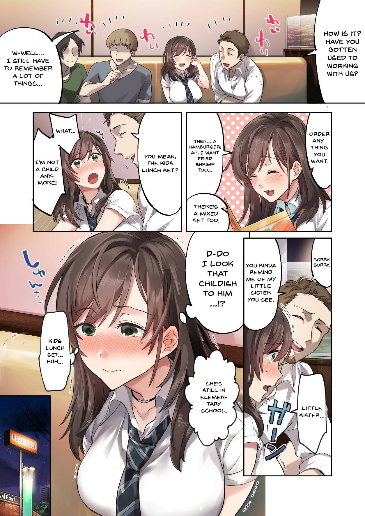 the first experience of a student part-timer [English] {Doujins.com}