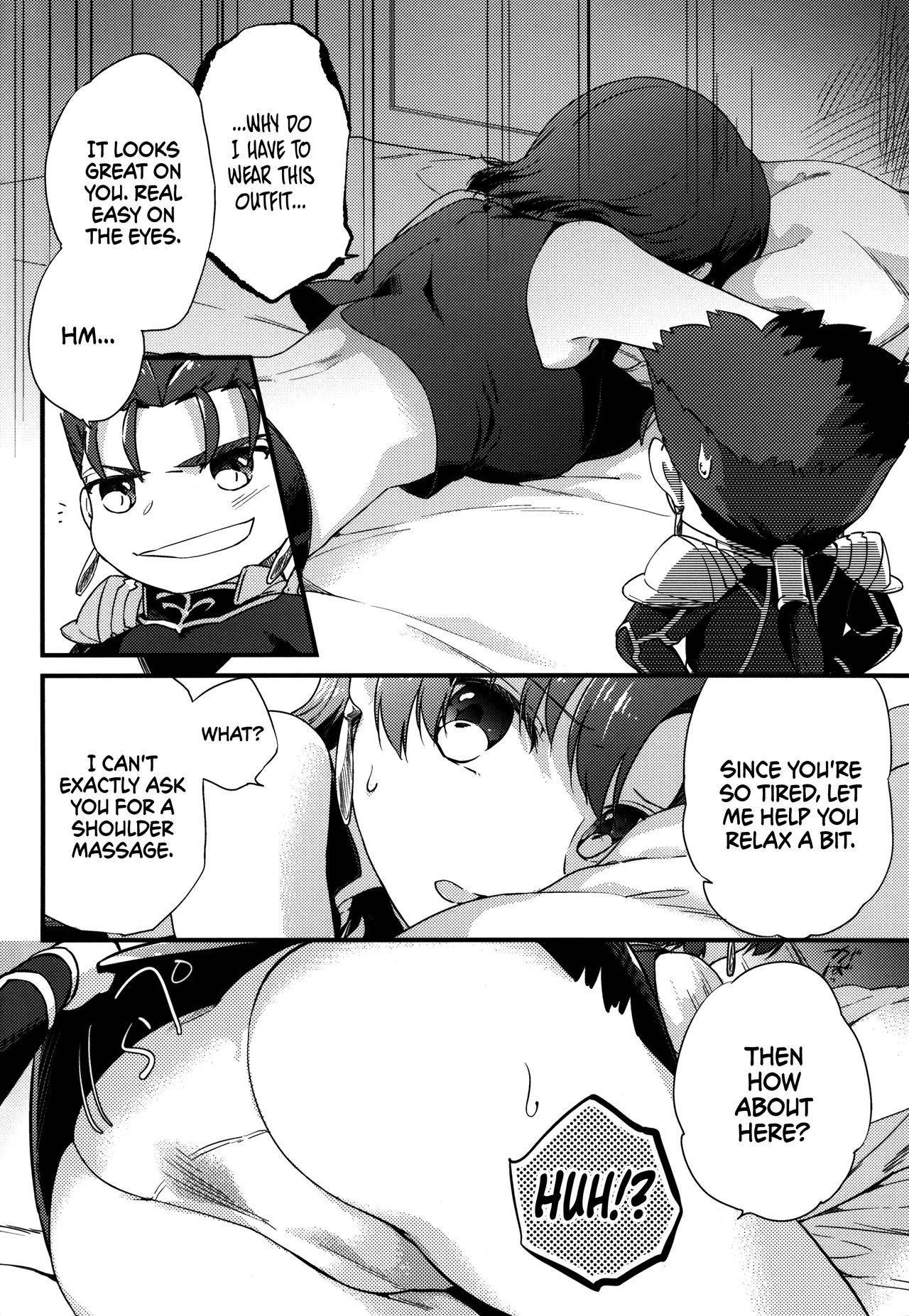 (C90) [Gokutsubushi (Misoiri)] Chiisai Lancer ga Bazett-san node Ookiku Naru | Little Lancer turns huge because of Bazett-san (Fate/hollow Ataraxia) [English] [EHCOVE]