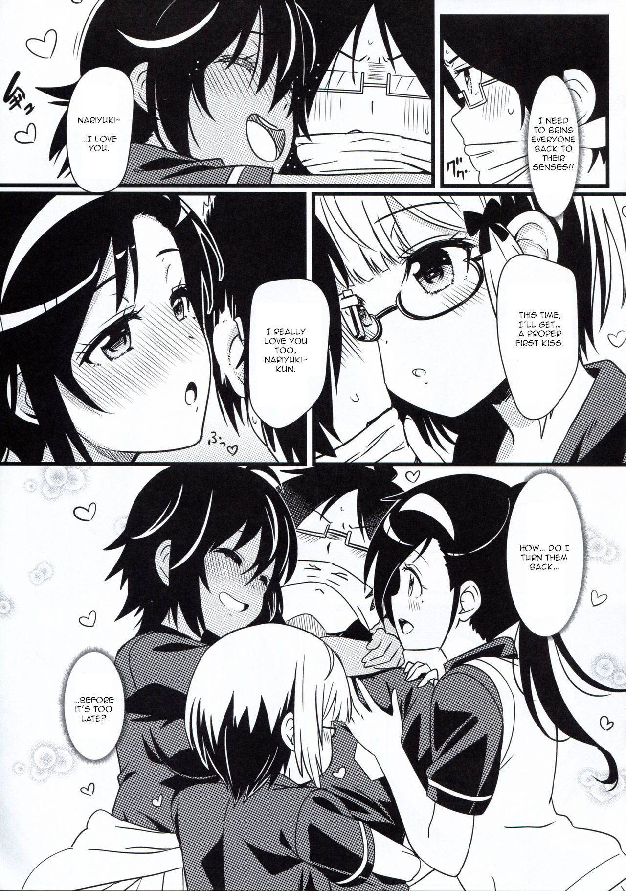 (C96) [Kaminari-neko (Eitarou)] Bokutachi wa Saimin Kakatte Benkyou Dokorojanai  | We never learn under Hypnosis (Bokutachi wa Benkyou ga Dekinai) [English] [HypnoMangaEditor]