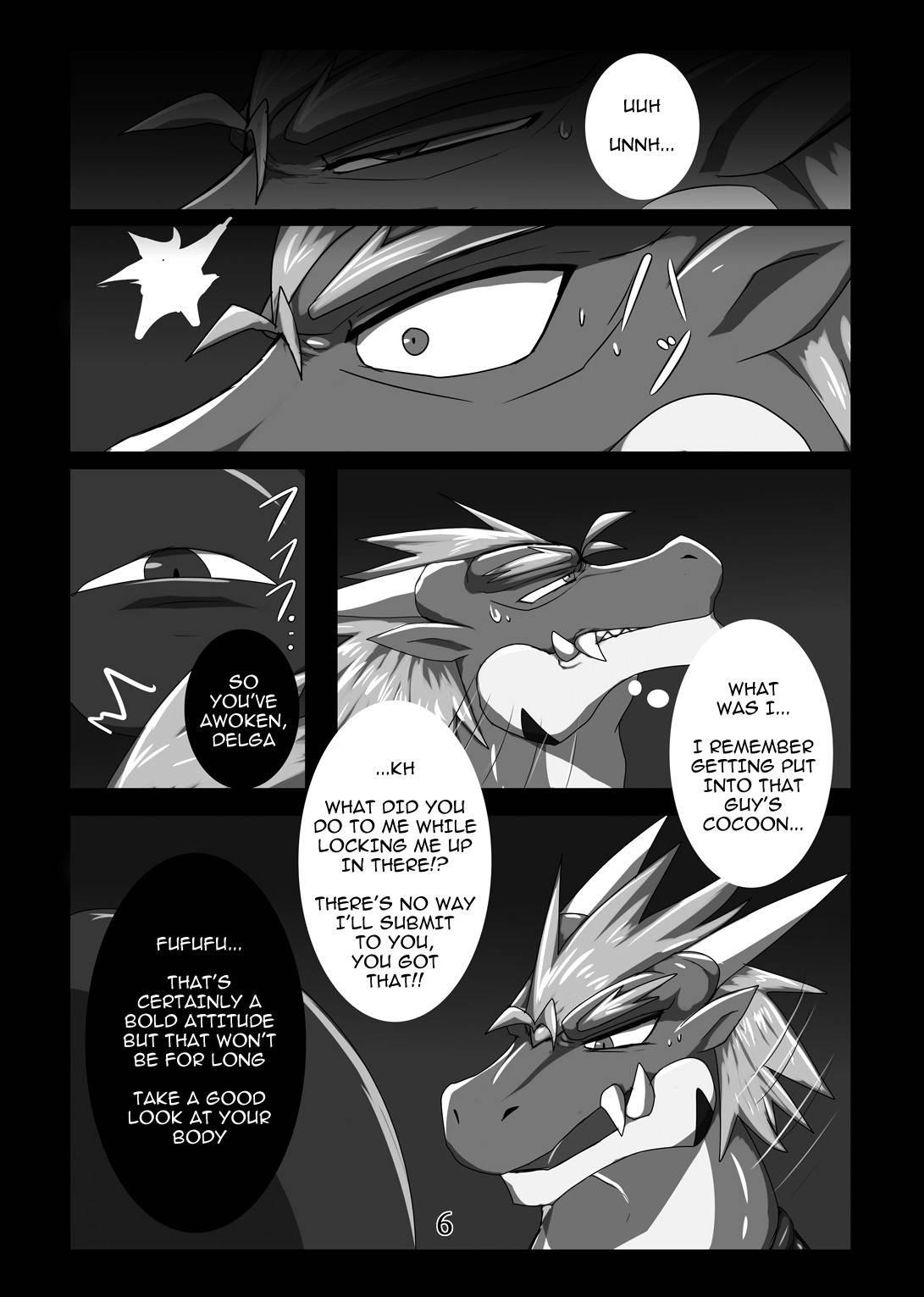 [Keito] Crimson Dragon Dyed in Black ③ [English] [Digital]