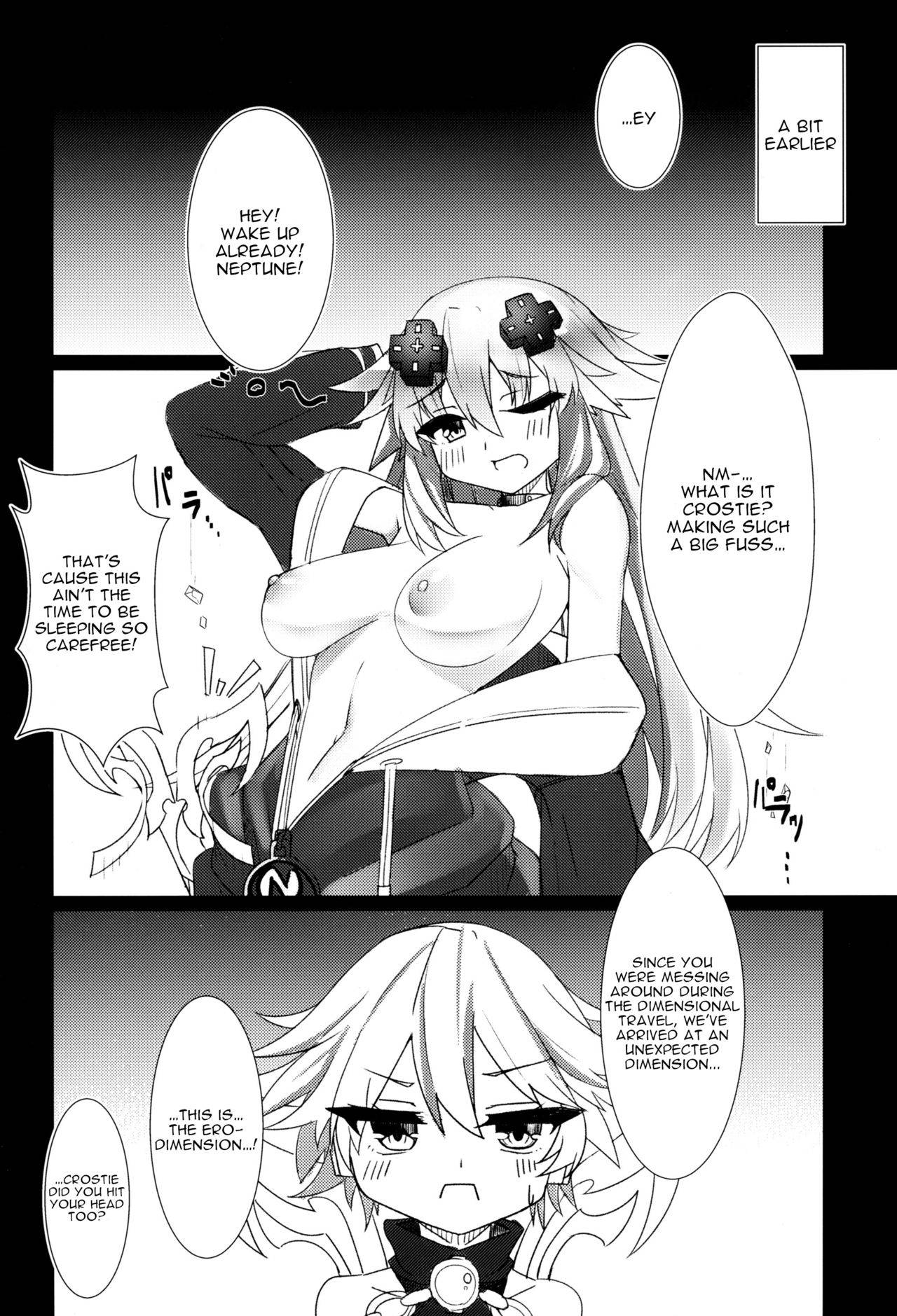 (COMIC1☆16) [Chokusen Ikki (Dura)] Docchi no Neptunia SHOW! (Hyperdimension Neptunia) [English] [tabibit0]