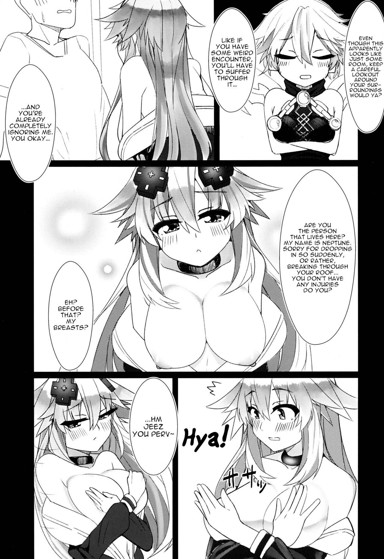 (COMIC1☆16) [Chokusen Ikki (Dura)] Docchi no Neptunia SHOW! (Hyperdimension Neptunia) [English] [tabibit0]