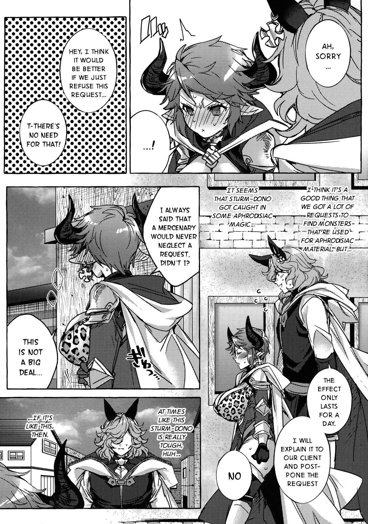 (C96) [Hachimitsu Romance (Eno Yukimi)] Sturm-dono ga Saiinkouka de Meromero ni Natchau Hon | A Book About Sturm-dono Who Became Madly in Love Because of a Aphrodisiacs Effect (Granblue Fantasy) [English] {DKKMD Translations}