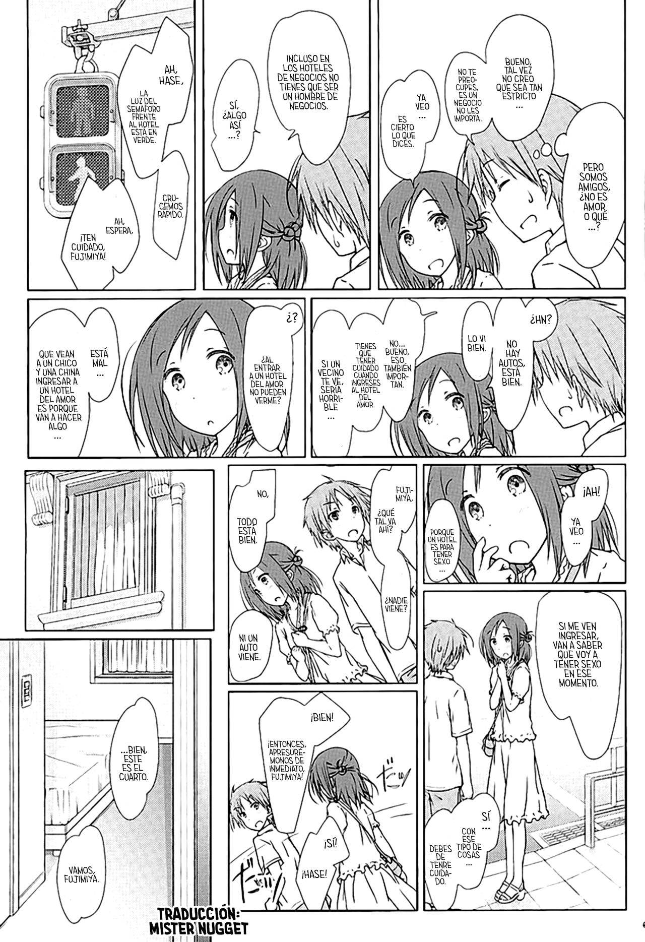 (C89) [SuperFlatLolinitron (Focke Wolf)] "Tomodachi to Kyuukei." (One Week Friends) [Spanish] [Mr. Nugget]