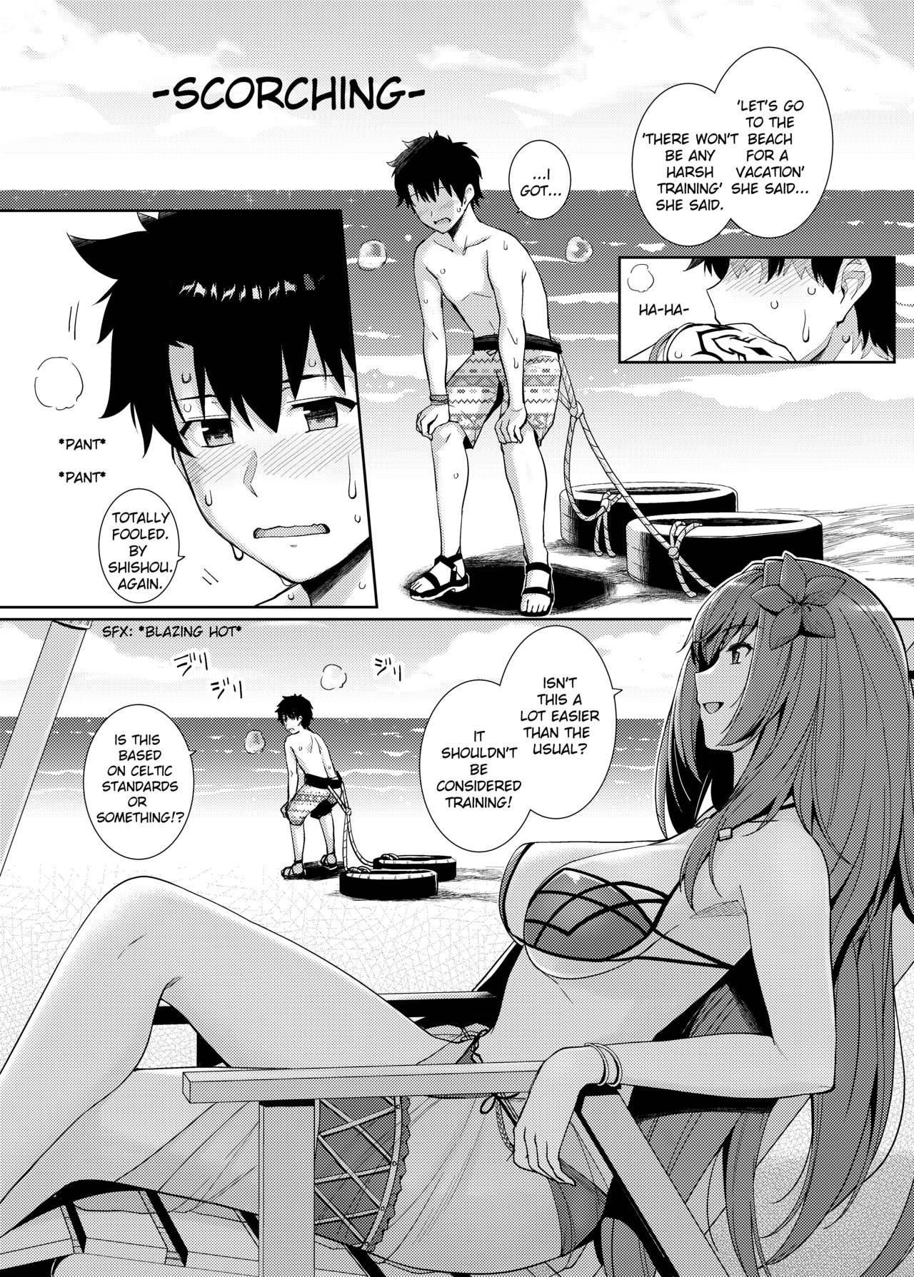 [Royal Bitch (haruhisky)] Mizugi Shishou to Koibito Ecchi Suru Hon. (Fate/Grand Order) [English] [Digital]