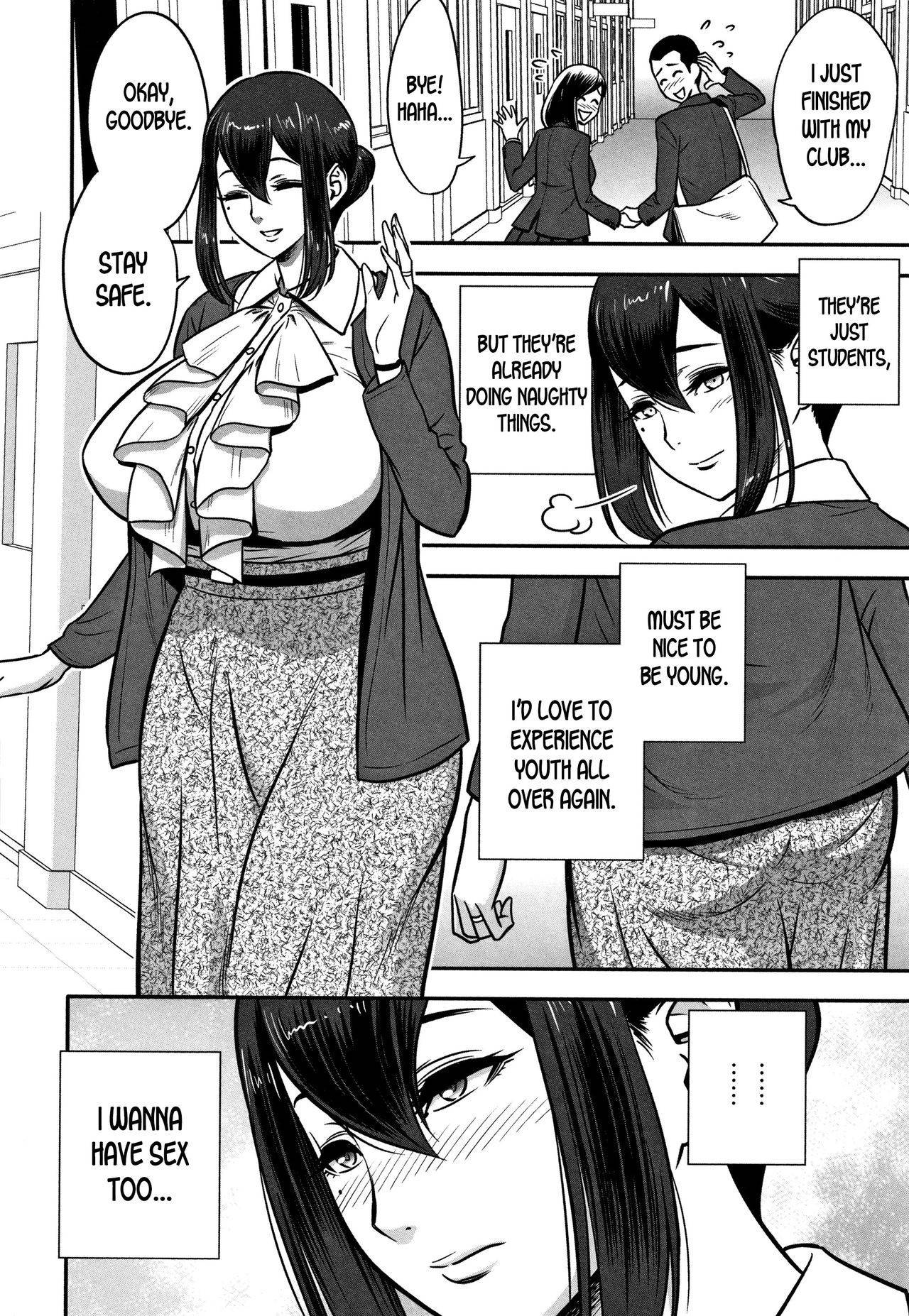 [Tatsunami Youtoku] Dankon Sousai -Hitozuma Kyoushi ga Netorareru made no Kiroku- Ch. 1-3 [English] [desudesu]