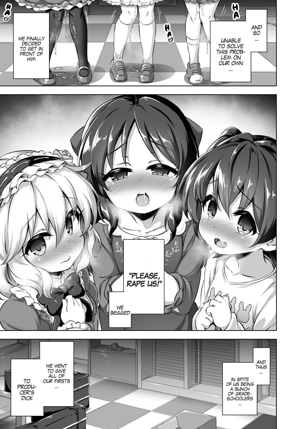 [Achromic (Musouduki)] Maso Loli 1 P-san no Ochinpo Dorei ni Naritai | Maso Loli 1 All We Want Is To Become Slaves For P-san's Cock (THE IDOLM@STER CINDERELLA GIRLS) [English] [MegaFagget] [Digital]