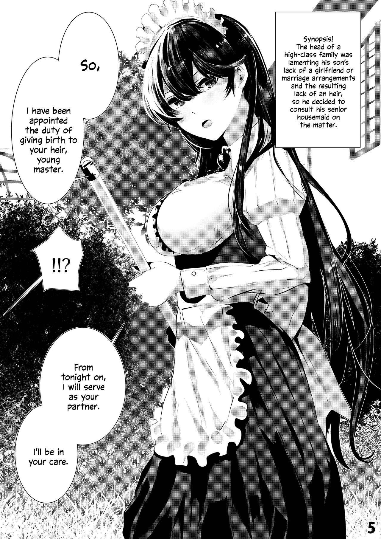 [Karazishibotan (Bota Mochito)] Maguro Maid to Shikotama Ecchi | Lots of Sex With a Dead Lay Maid [English] [Digital]