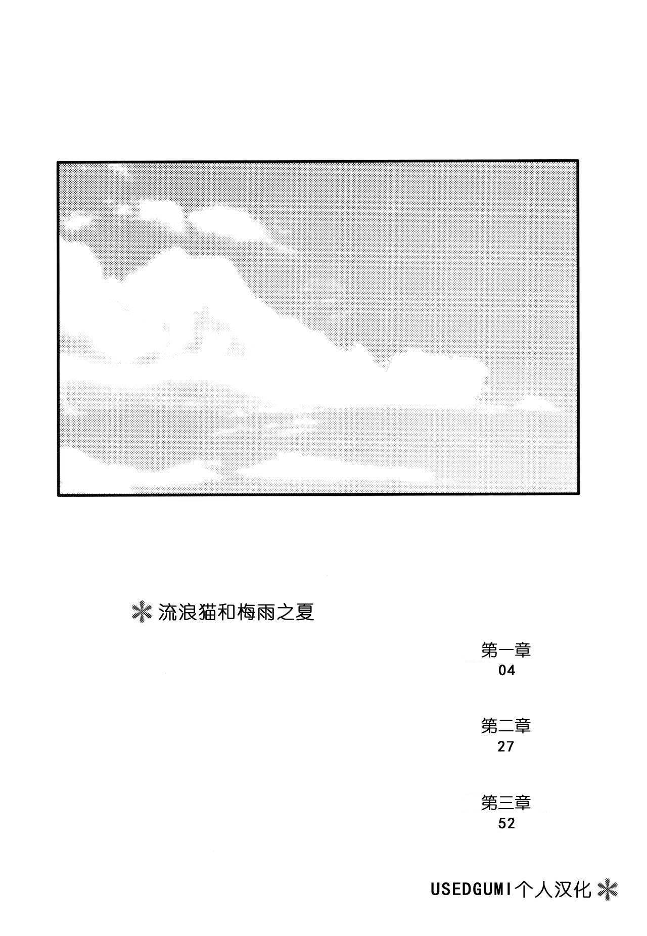 (COMITIA117) [Aoiro Ichiza (Aoiro Ichigou)] Nora Neko to Rainy Days | 流浪猫和梅雨之夏 [Chinese] [USEDGUMI个人汉化]