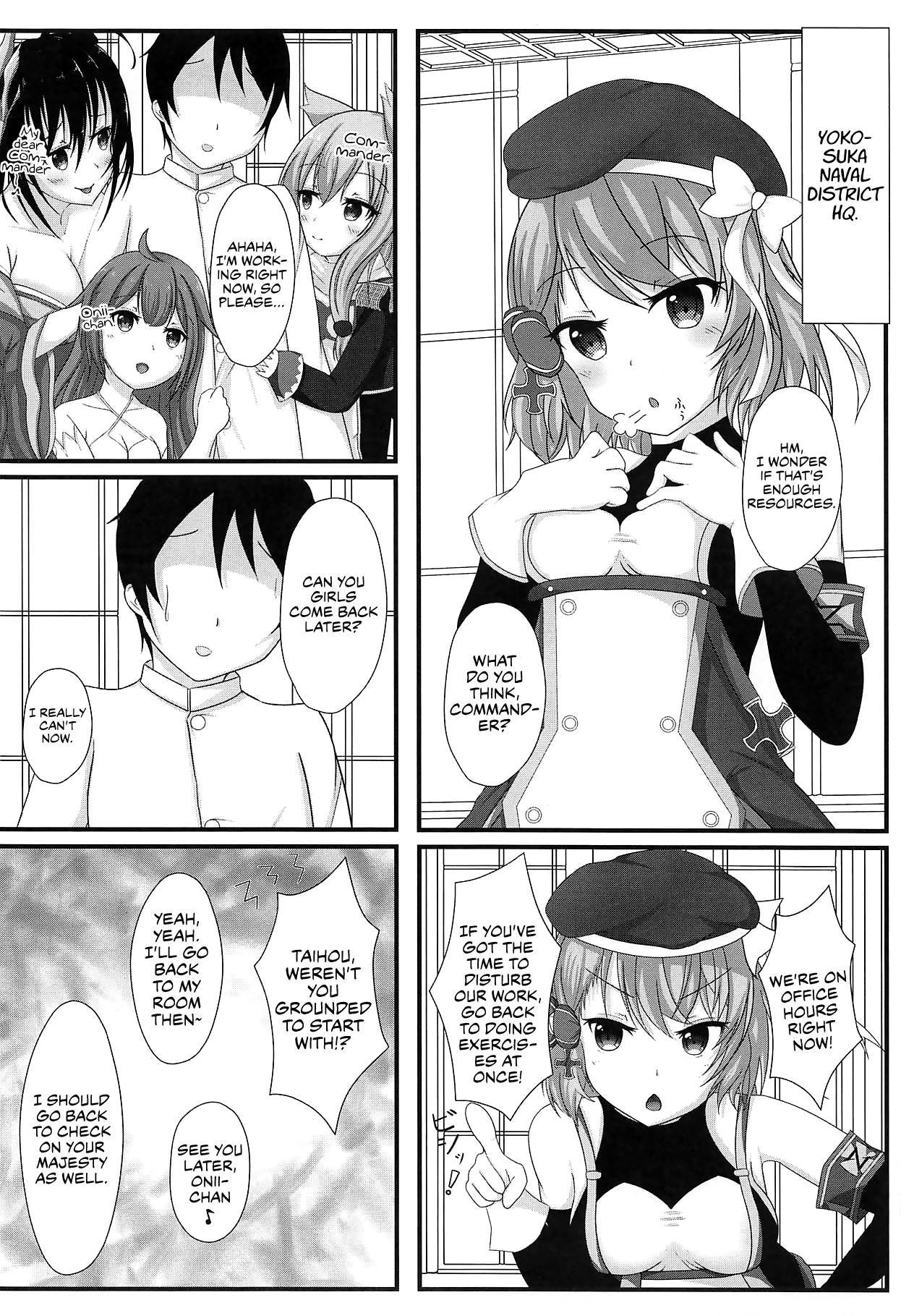 (COMIC1☆15) [Bakuhatsu Market (Minato Akira)] Shikikan wa Hontou ni Shikata ga Nai desu ne | My Commander is Truly a Lost Cause (Azur Lane) [English] [The Chrysanthemum Translations]