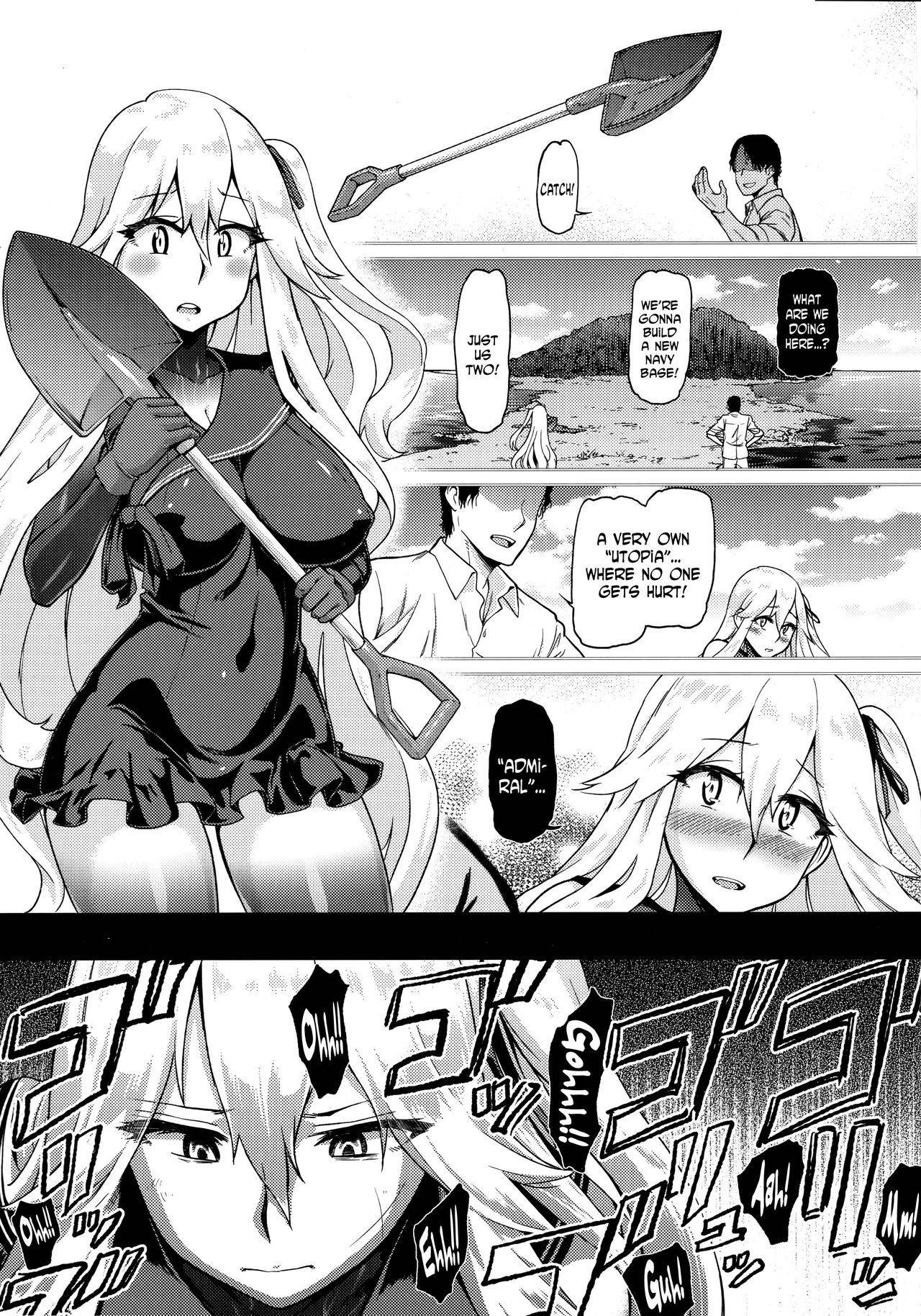 (C91) [dam labo (dam)] Soko ga Kuubo Seiki no Shangri-La (Kantai Collection -KanColle-) [English] [N04h]