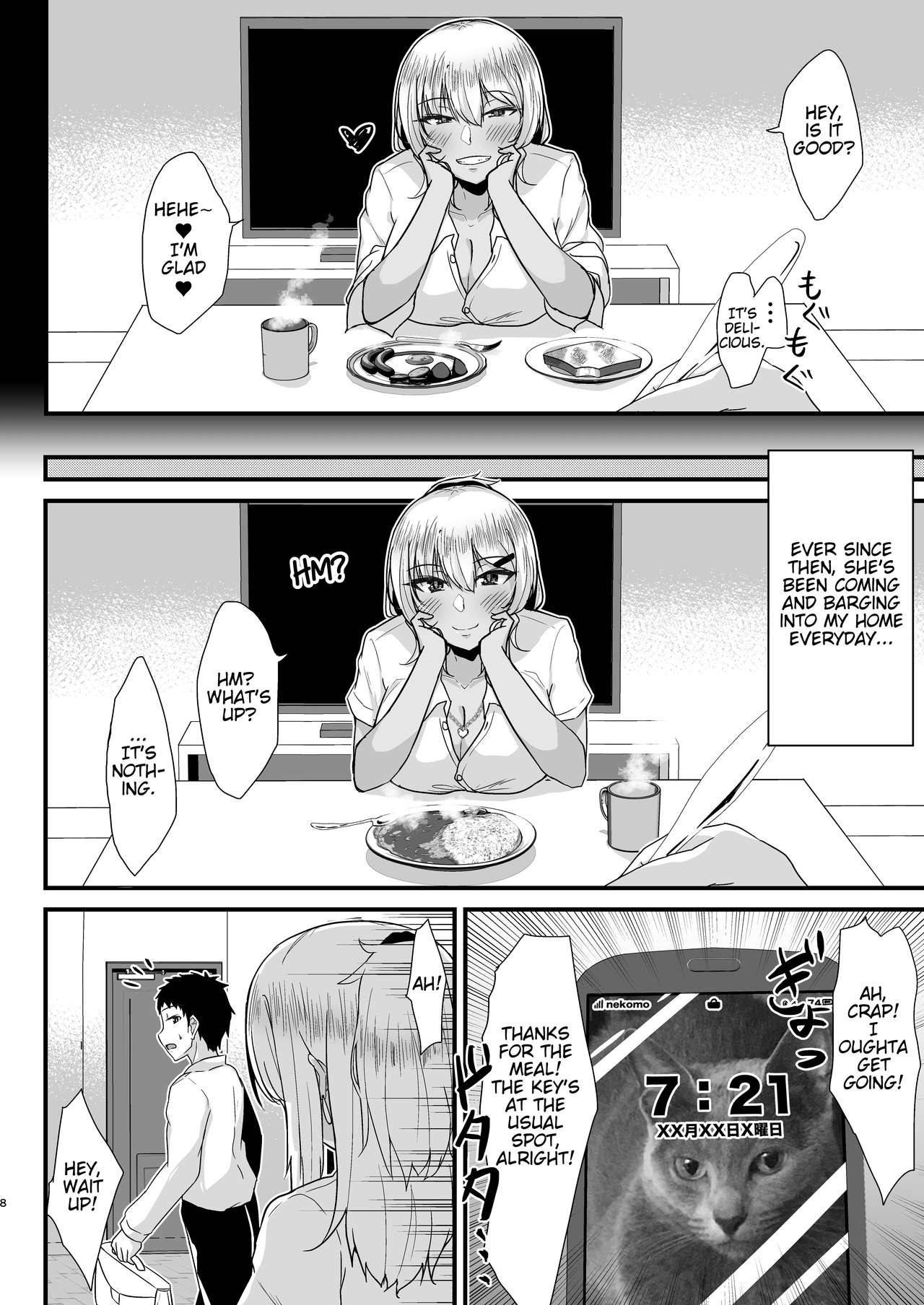 [Namashoku de Hara Kowasu Tami (Kirino Kyousuke)] Kuro Gal JK o Tasuketara Doutei o Ubawarete Kayoizuma ni Natta Hanashi | A Black Gal JK Took My Virginity and Became My Wife Who Lives Apart When I Helped Her Out [English] [Nisor]