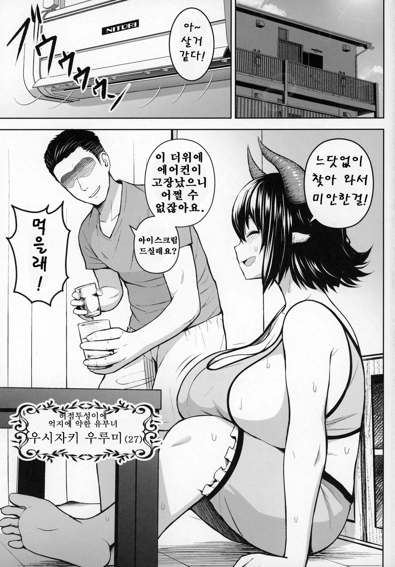 (C97) [Circle Eden (Diisuke)] Oku-san no Oppai ga Dekasugiru noga Warui! | 사모님의 가슴이 너무 큰 게 나쁜 거야!! (Touhou Project) [Korean]