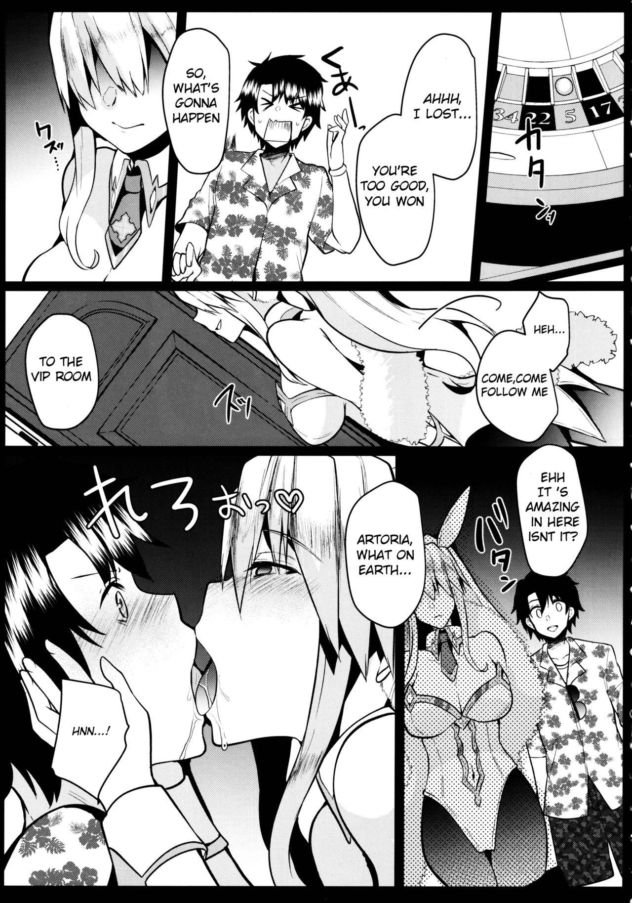 (C97) [Kuusou Monochrome (Abi)] Bunny ni Natta Artoria wa Seiyoku ga Sugoi (Fate/Grand Order) [English] [F.F.F.S.]