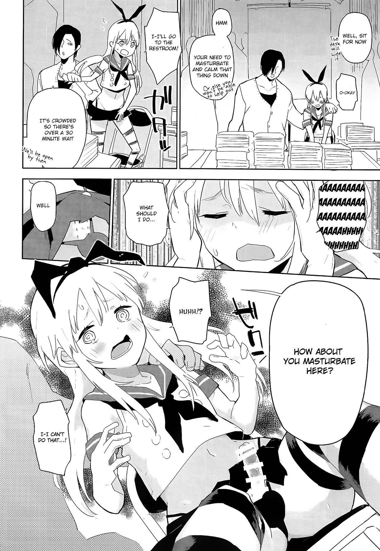 (C90) [Kabuttari Kaburanakattari (Seihoukei)] Doujin Event no Josou Shimakaze-kun Uriko wa, Haitteru. (Kantai Collection -KanColle-) [English] {Chin²}