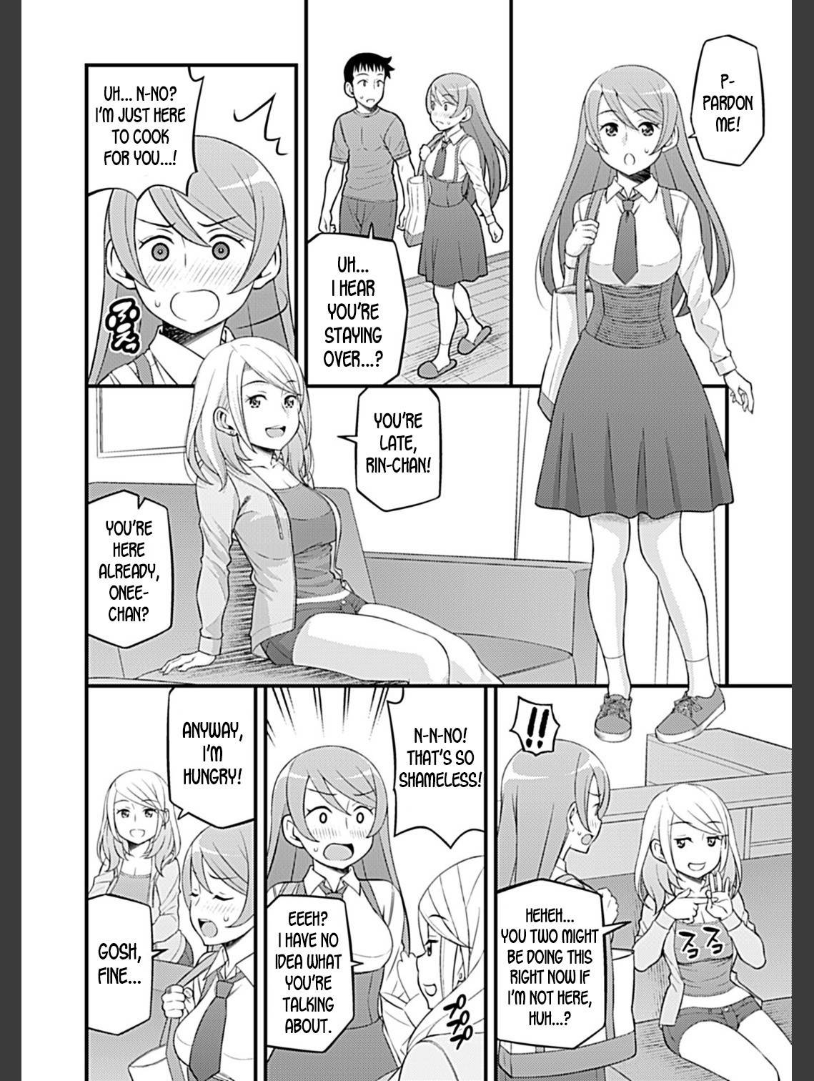 [Moririn-Monson] My Girlfriend's Gal-like Onee-san Seduced Me and We had Sex Ch.4 [English] [desudesu] [Digital]