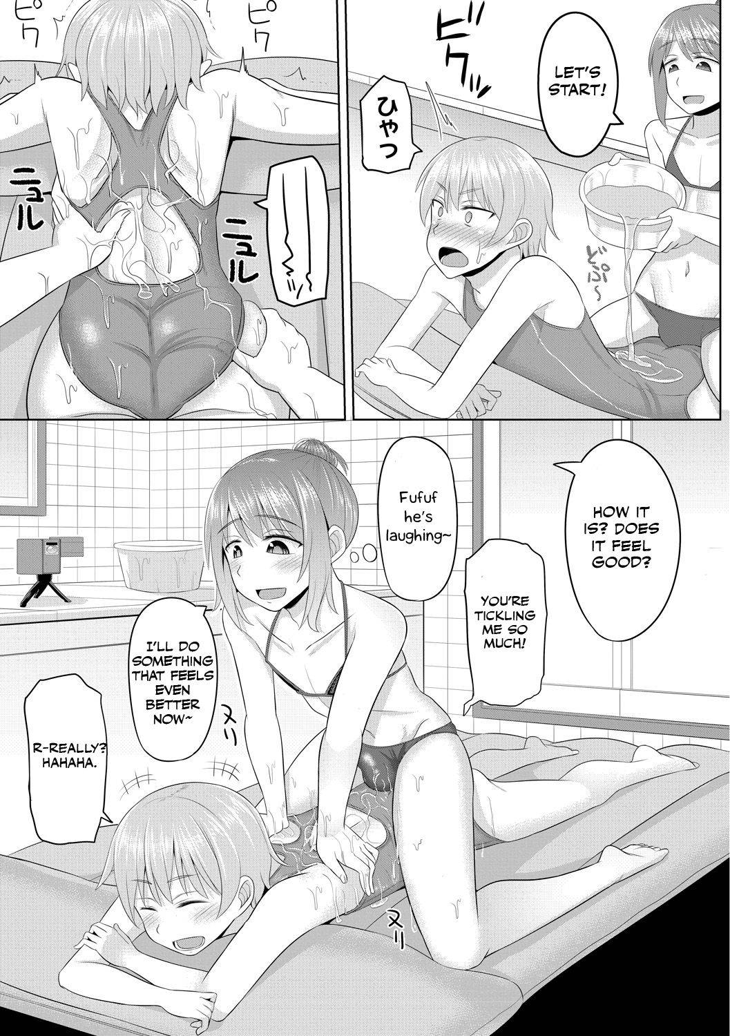 [Kanimaru] Cosplay Otokonoko-tachi ~ Ushiro no Ana ni Iretai Kankei Ch. 2 Senpai to Ofuroba Nurunuru Ecchi [English] [Otokonoko Scans]