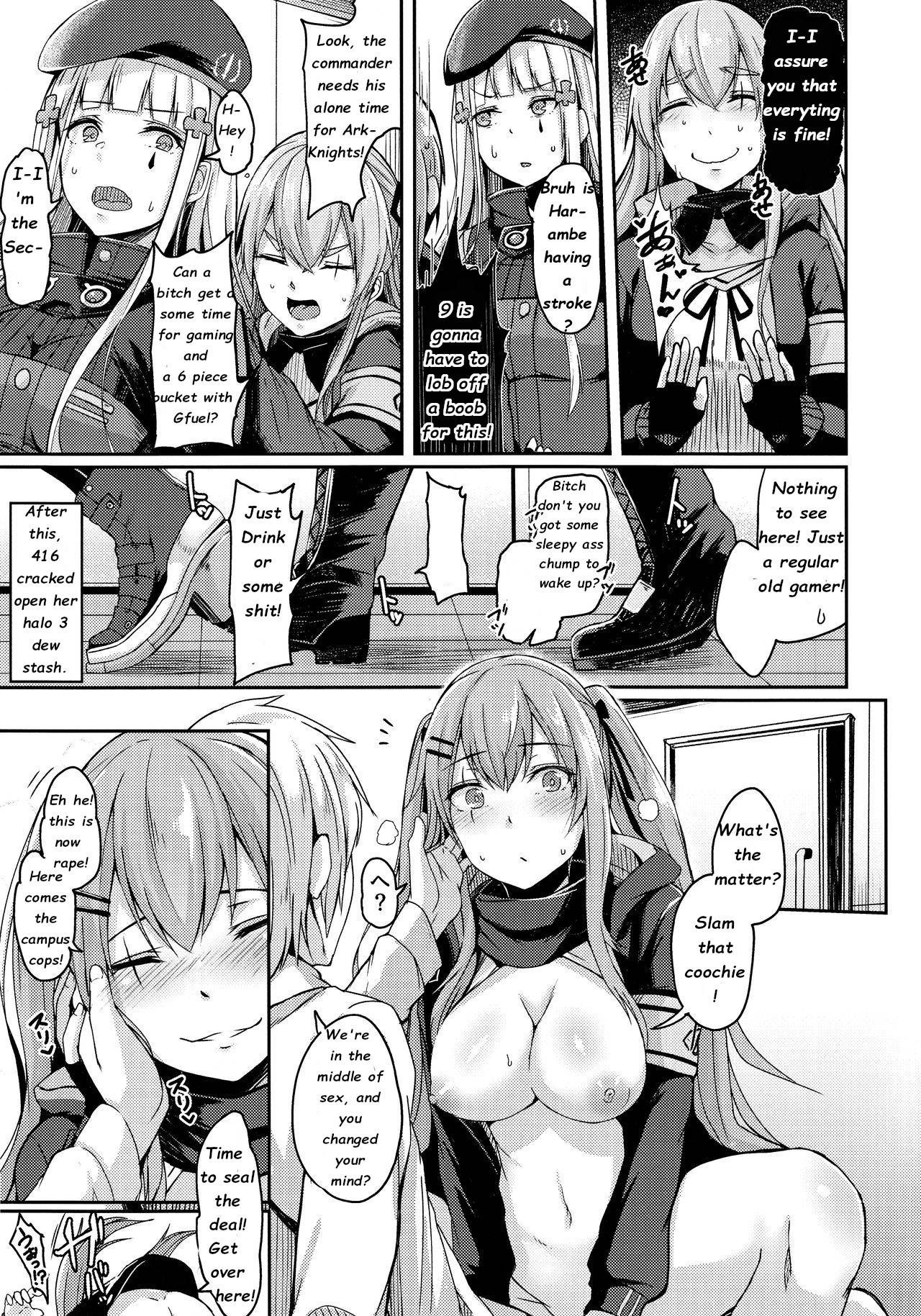 (C96) [ZIGZAG (Hirno)] UMP Kazoku Zoku Keikaku (Girls' Frontline) [English] [Deep Fried Scans]